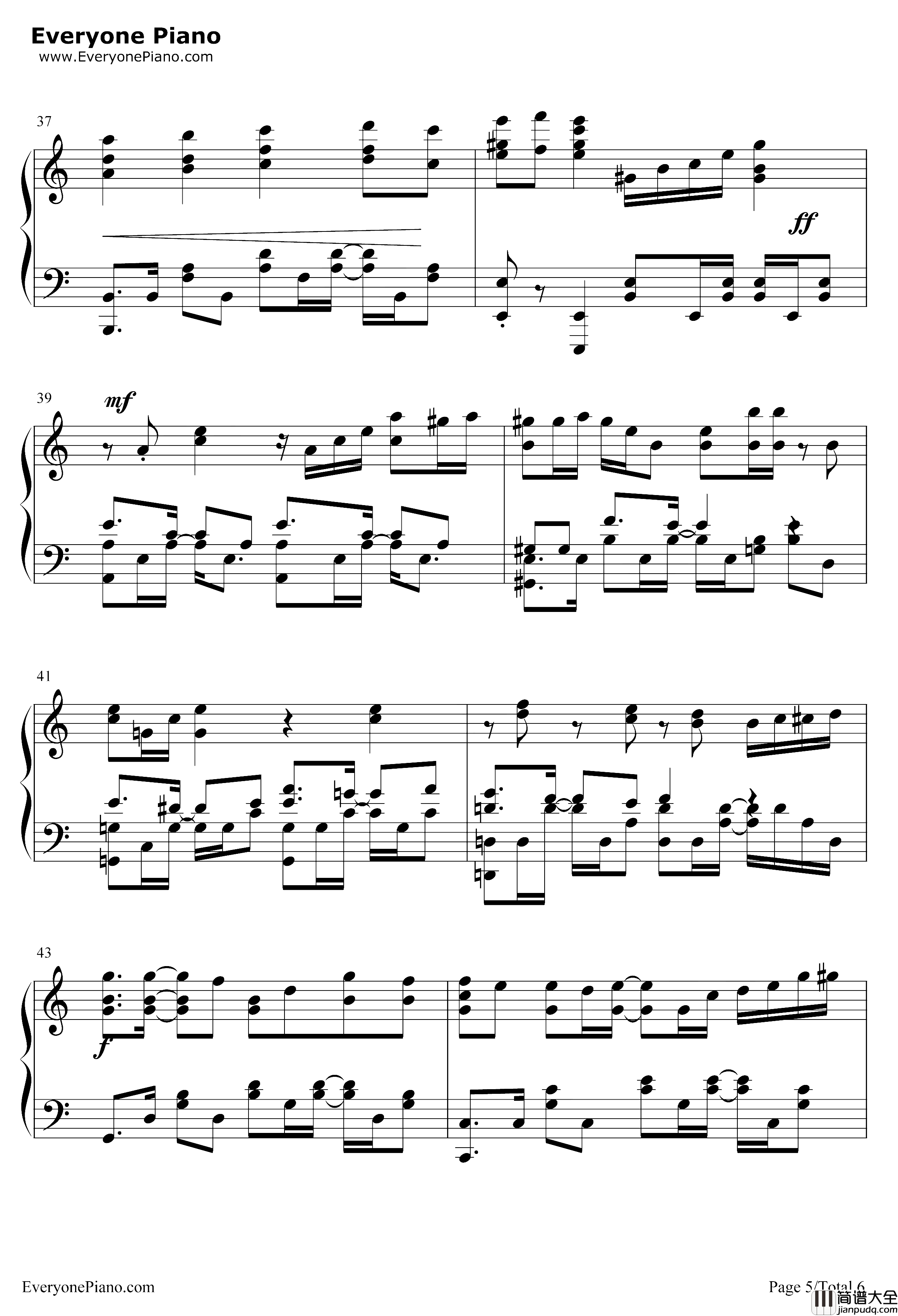 乐园都市钢琴谱_大石昌良_楽園都市_COPCRAFTOP