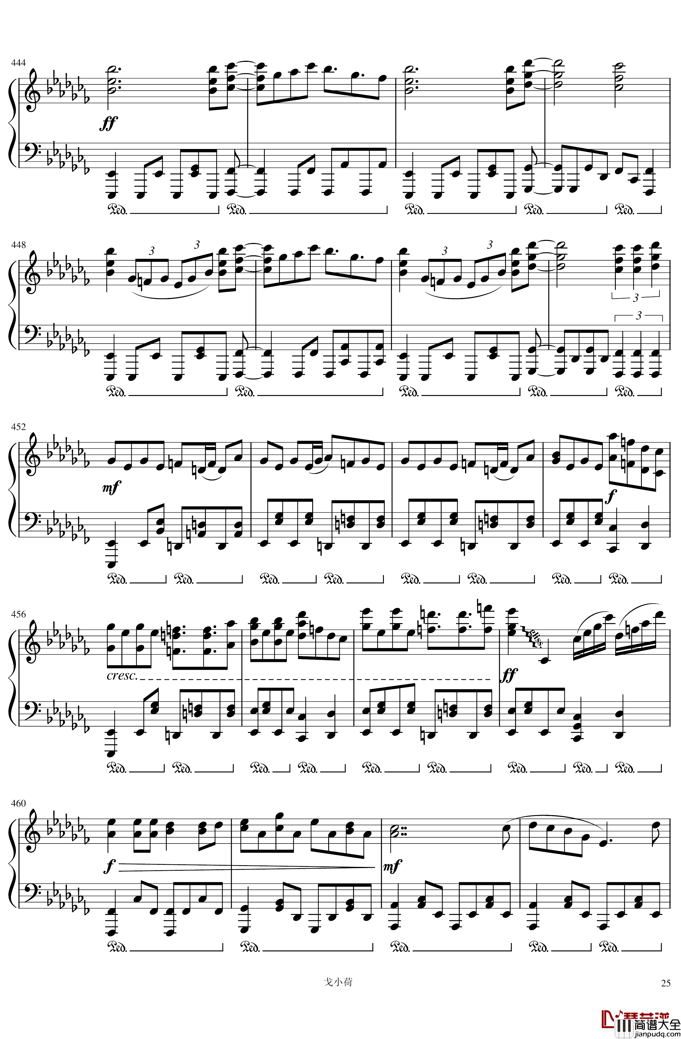 东方组曲连弹_2019「東方の曲をメドレーにして弾いてみた_/_幻想遊戯＜雅＞3」钢琴谱_触手猴