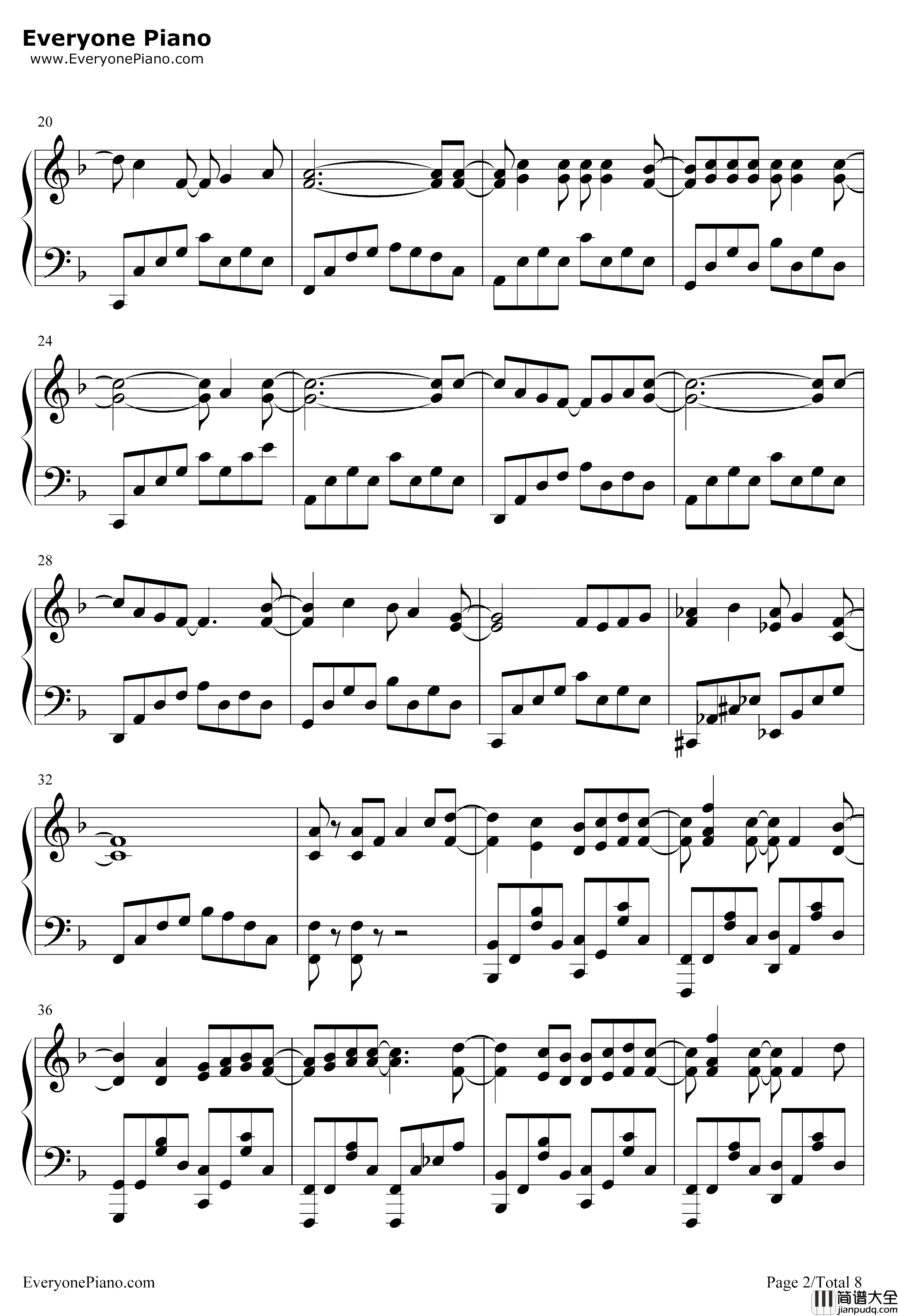 100万年の幸せ钢琴谱_桑田佳祐_樱桃小丸子ED