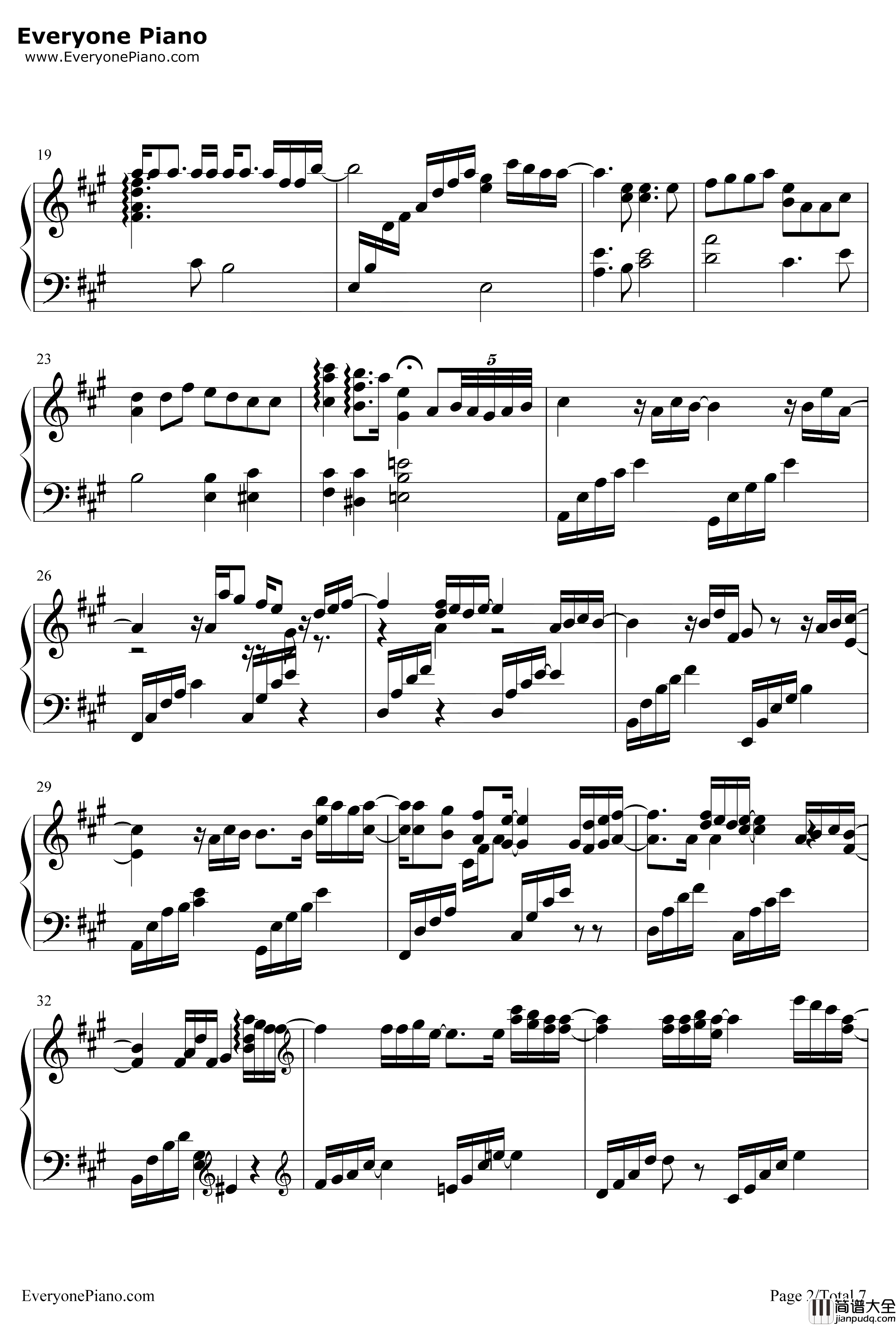 Once_in_a_While_Talk_of_The_Old_Days钢琴谱_加藤登纪子_红猪OST