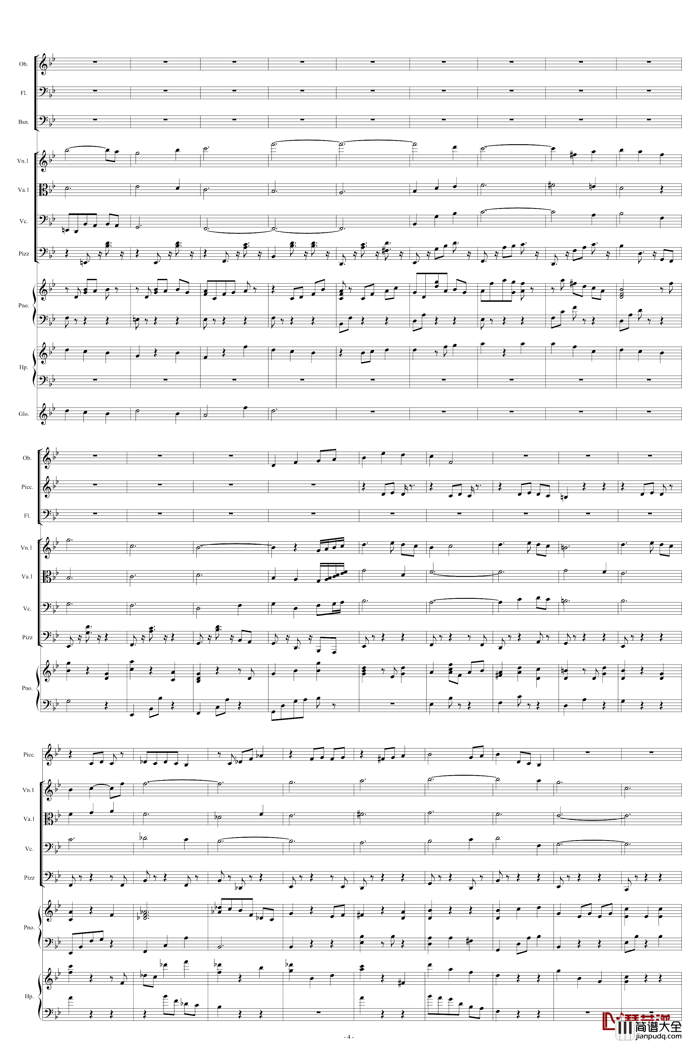 配乐尝试钢琴谱_认认真真