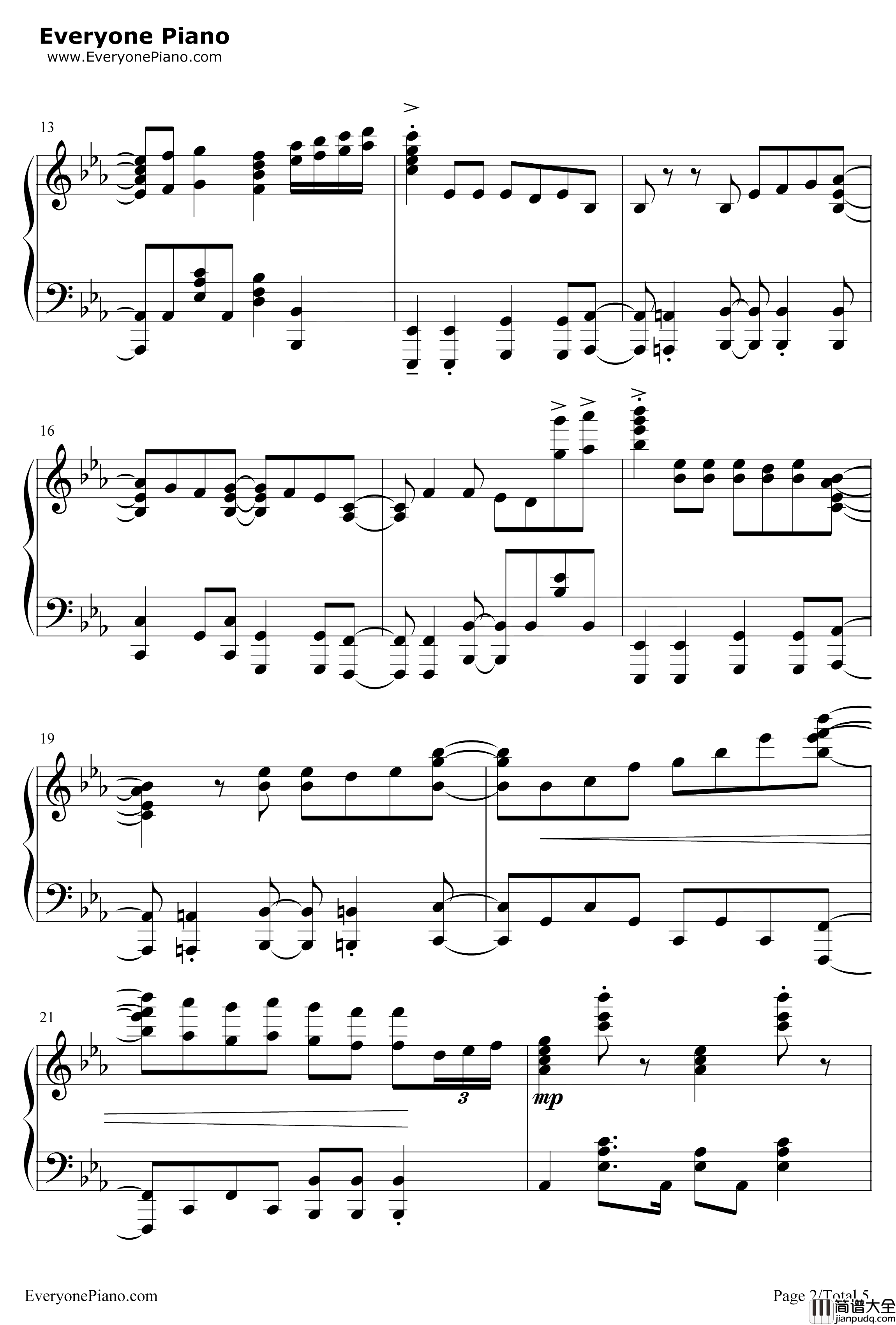 1st_Love_Story钢琴谱_LuceTwinkleWink线上游戏的老婆不可能是女生OP