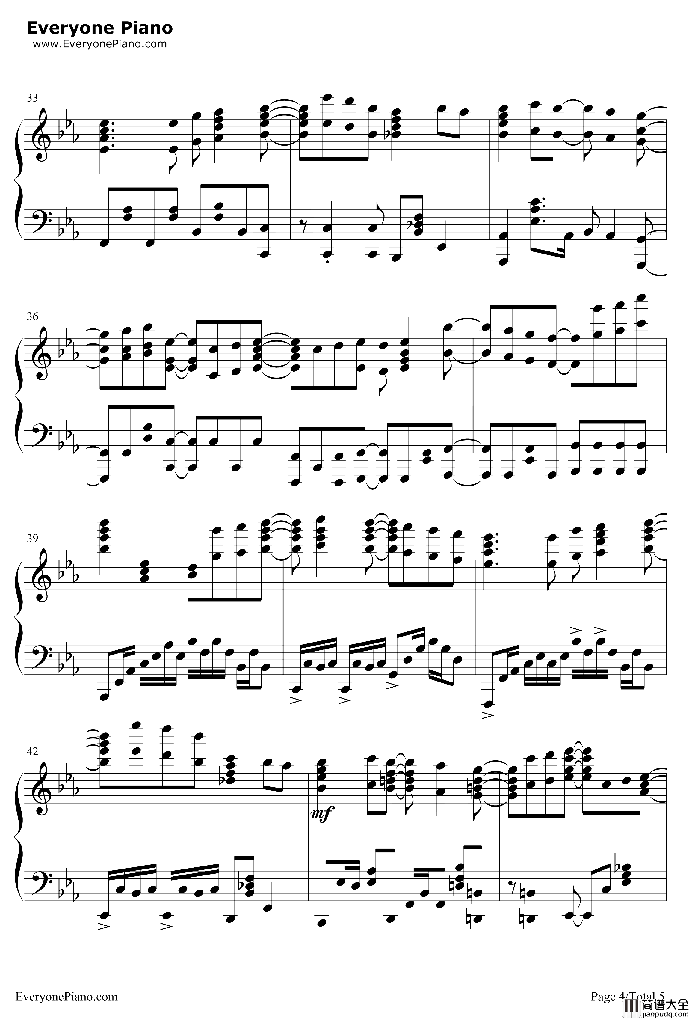 1st_Love_Story钢琴谱_LuceTwinkleWink线上游戏的老婆不可能是女生OP