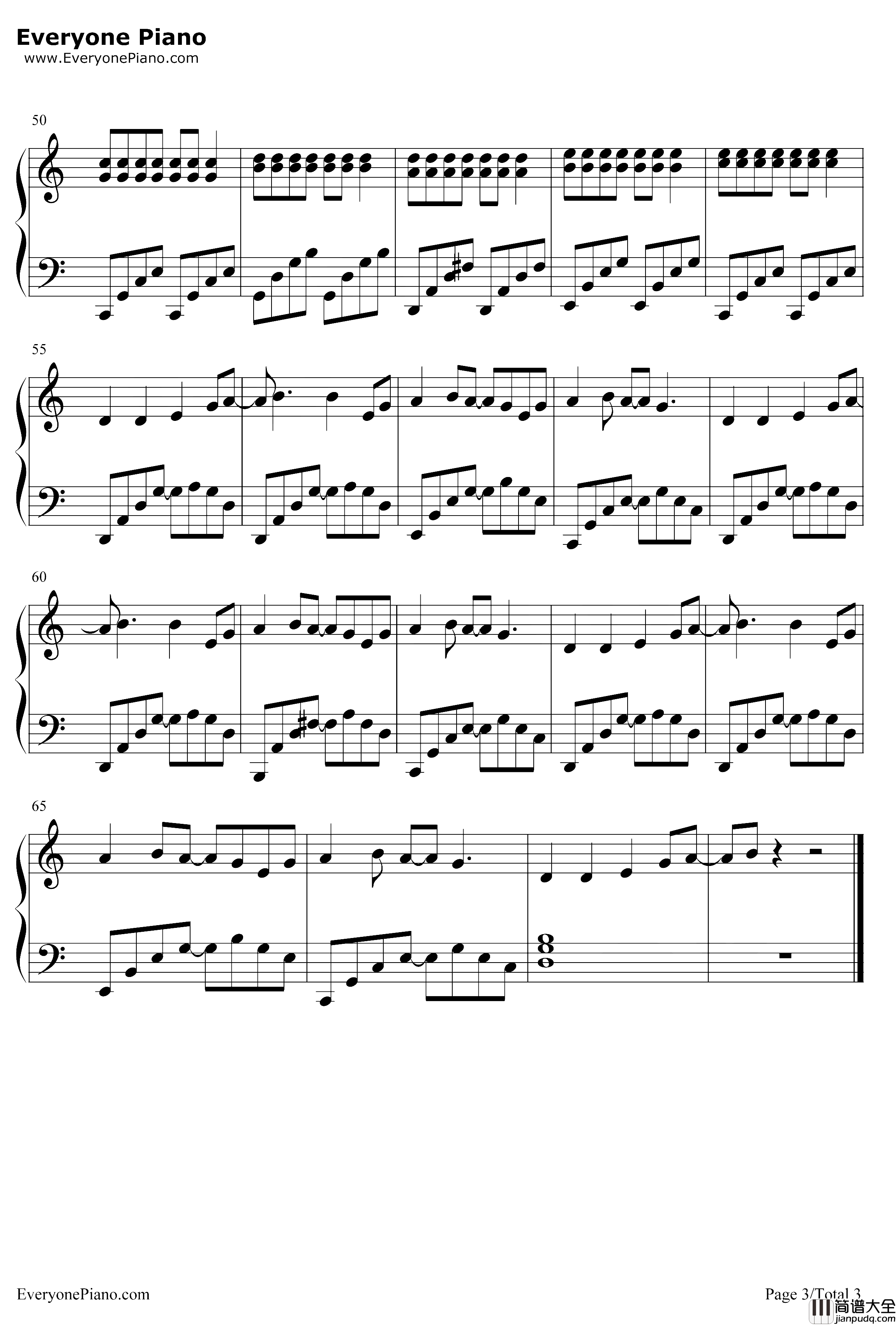 We_Didnt_Start_the_Fire钢琴谱_BillyJoel_复仇者联盟4