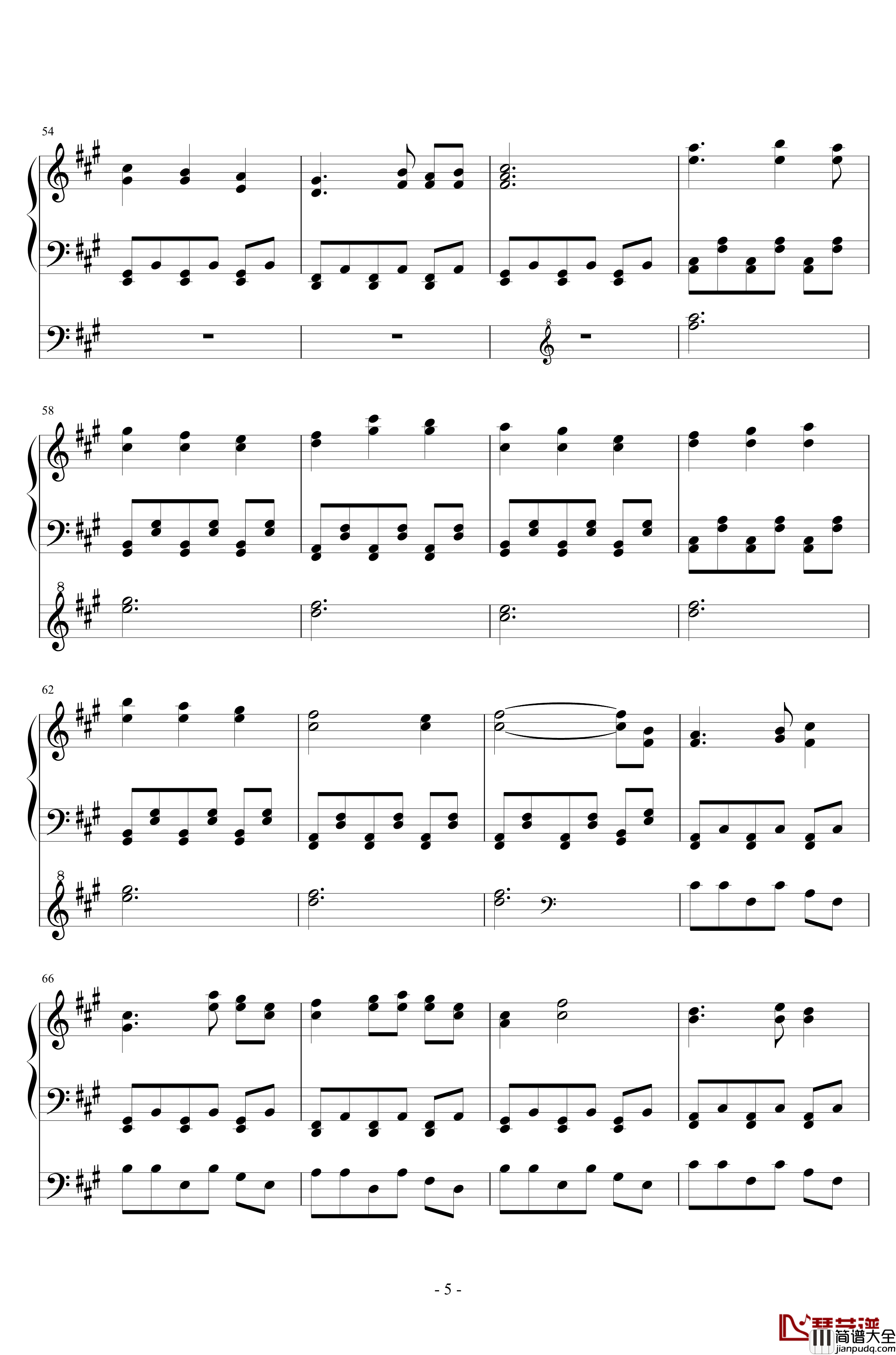 天狗道の開風钢琴谱_原曲：妖怪之山_东方project