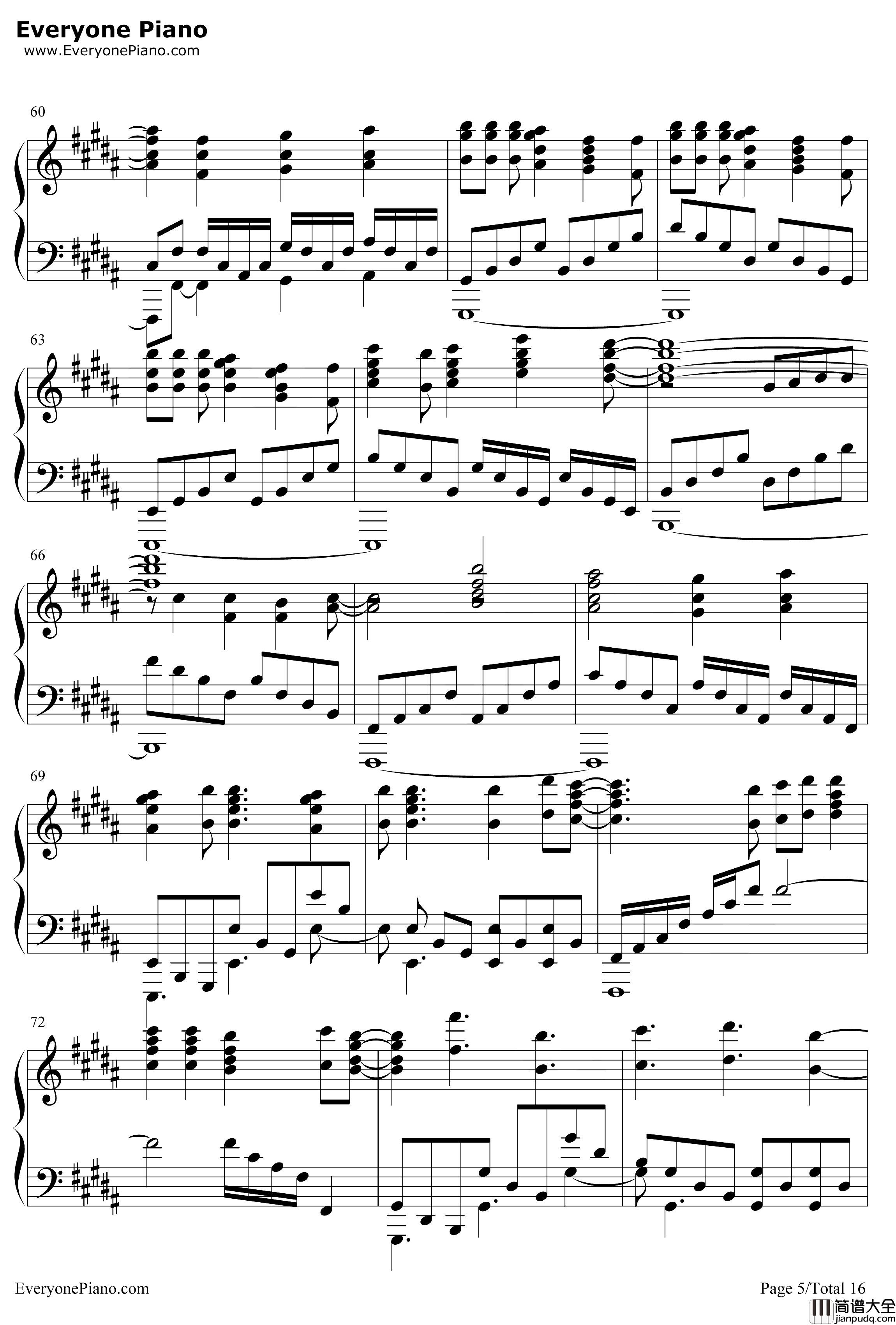 Neo钢琴谱_Roselia_Aspect_BanGDreamOST