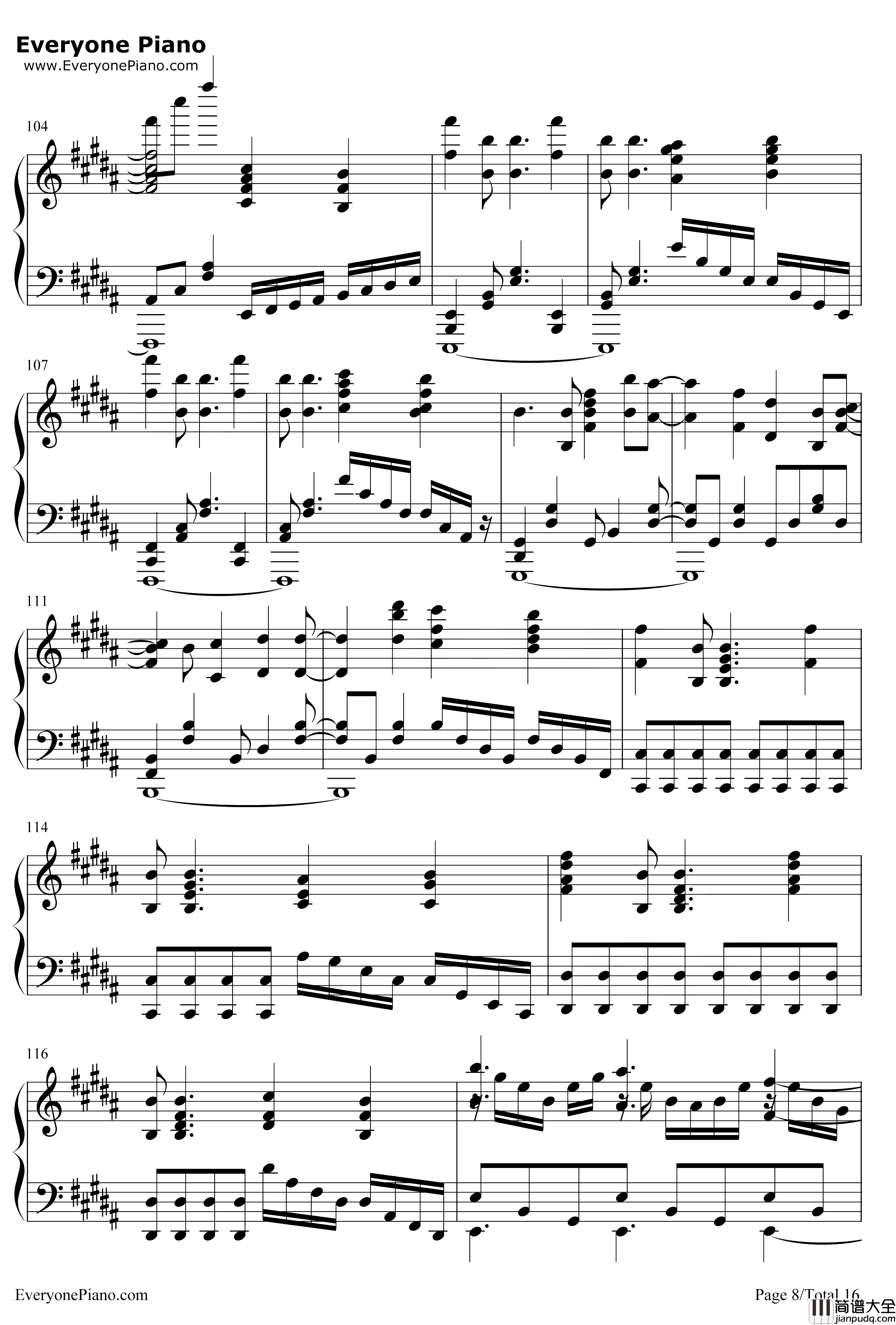 Neo钢琴谱_Roselia_Aspect_BanGDreamOST