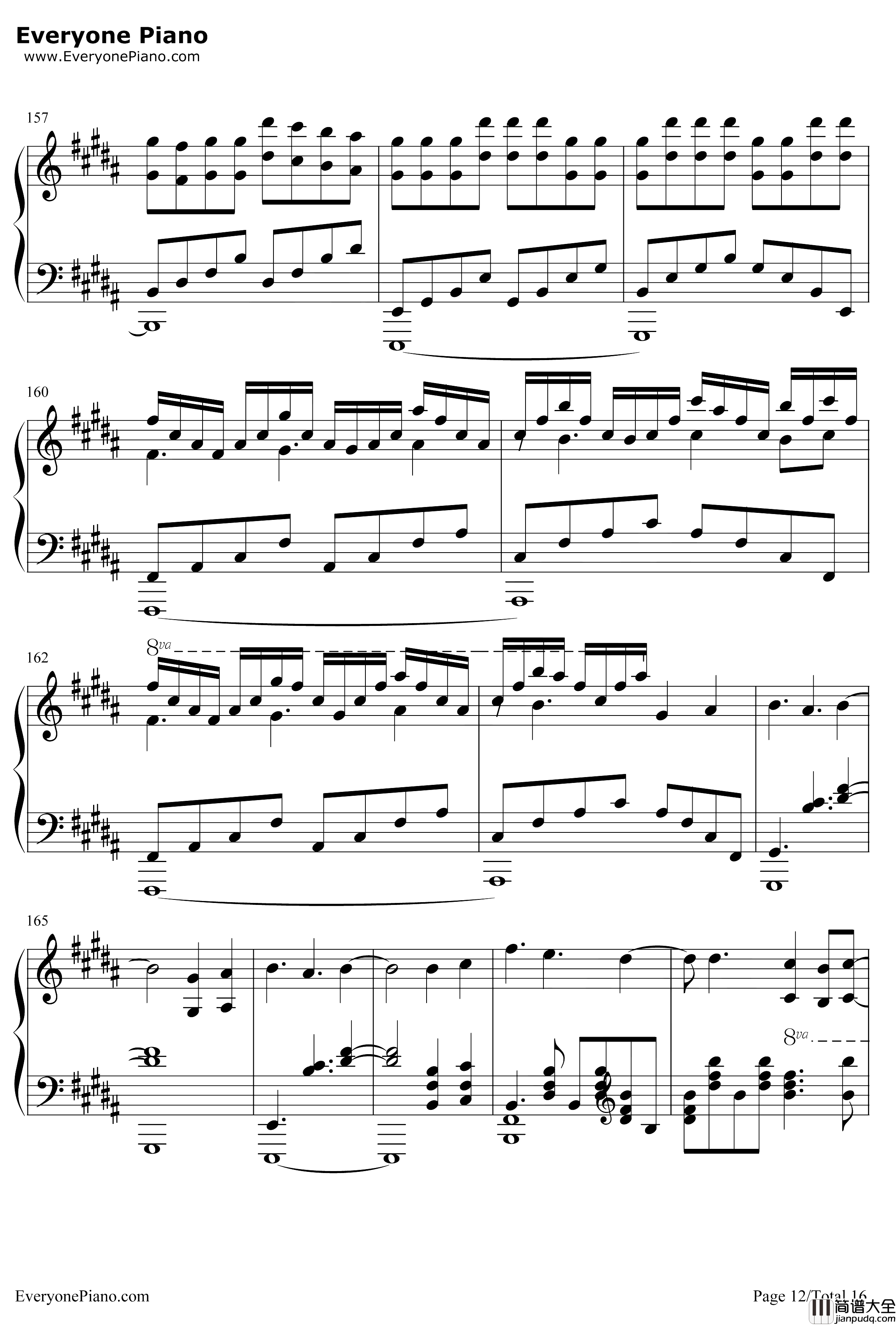 Neo钢琴谱_Roselia_Aspect_BanGDreamOST