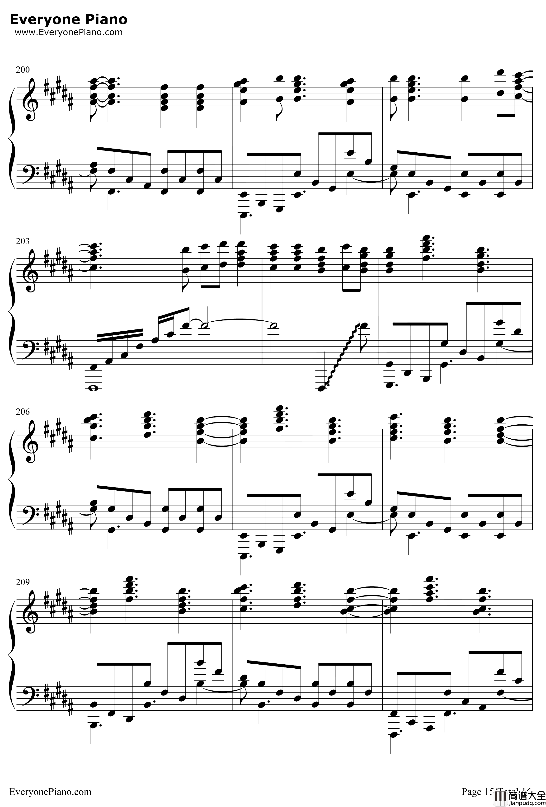 Neo钢琴谱_Roselia_Aspect_BanGDreamOST