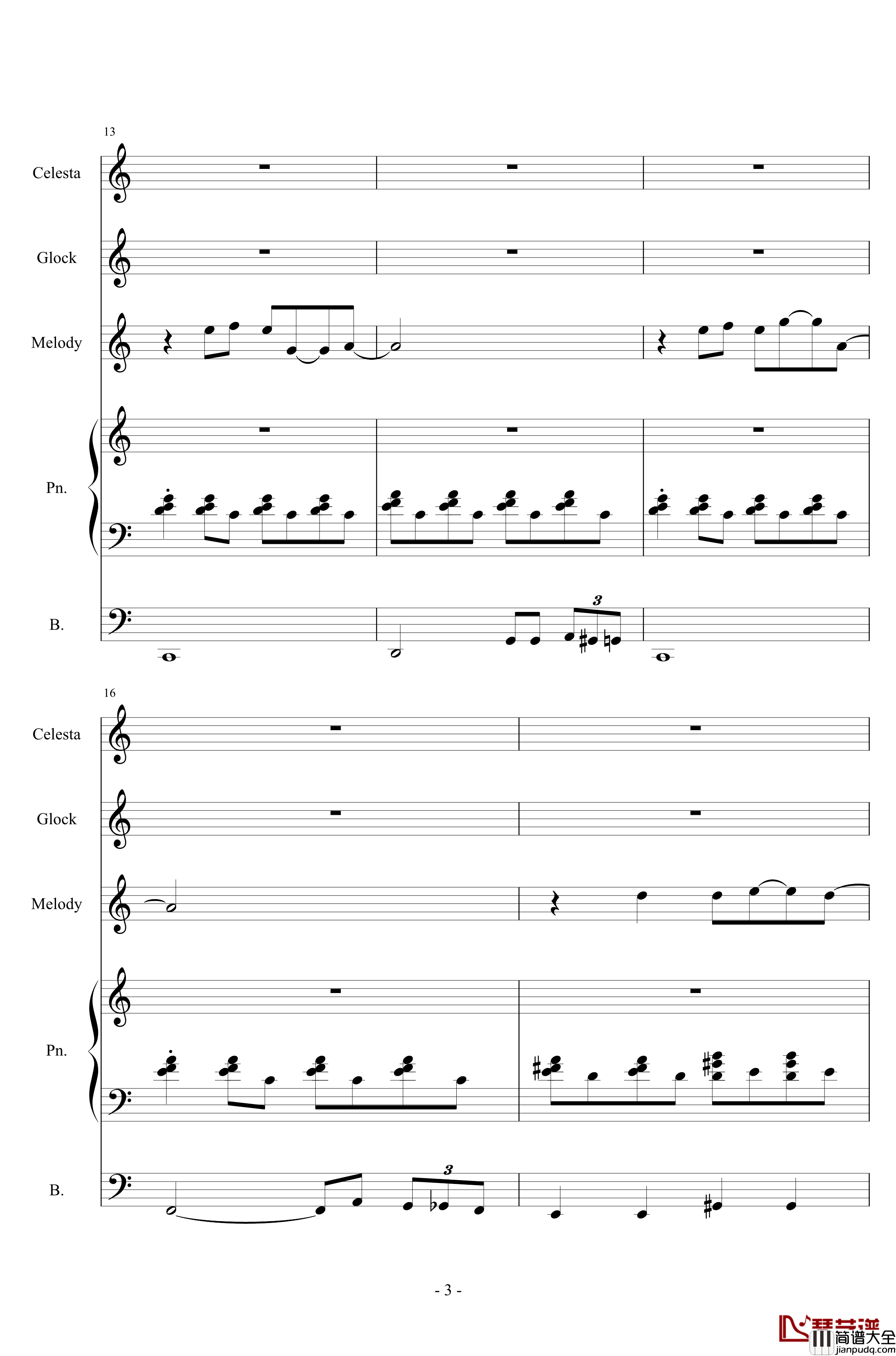 胡思乱想肥皂泡钢琴谱_半璧