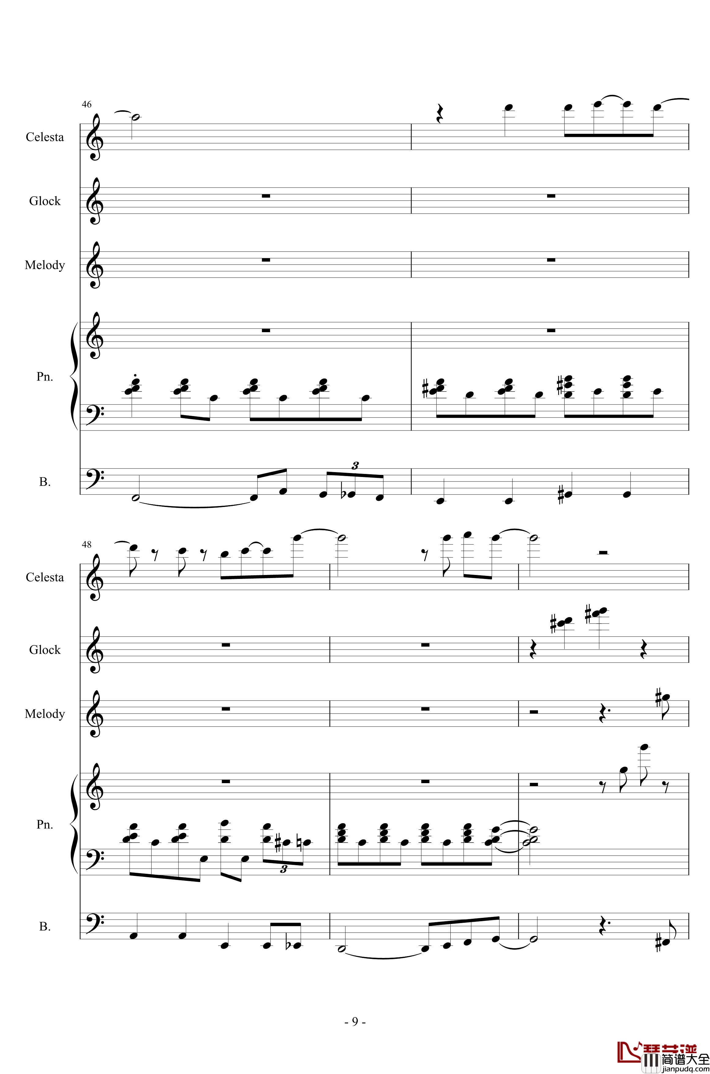 胡思乱想肥皂泡钢琴谱_半璧