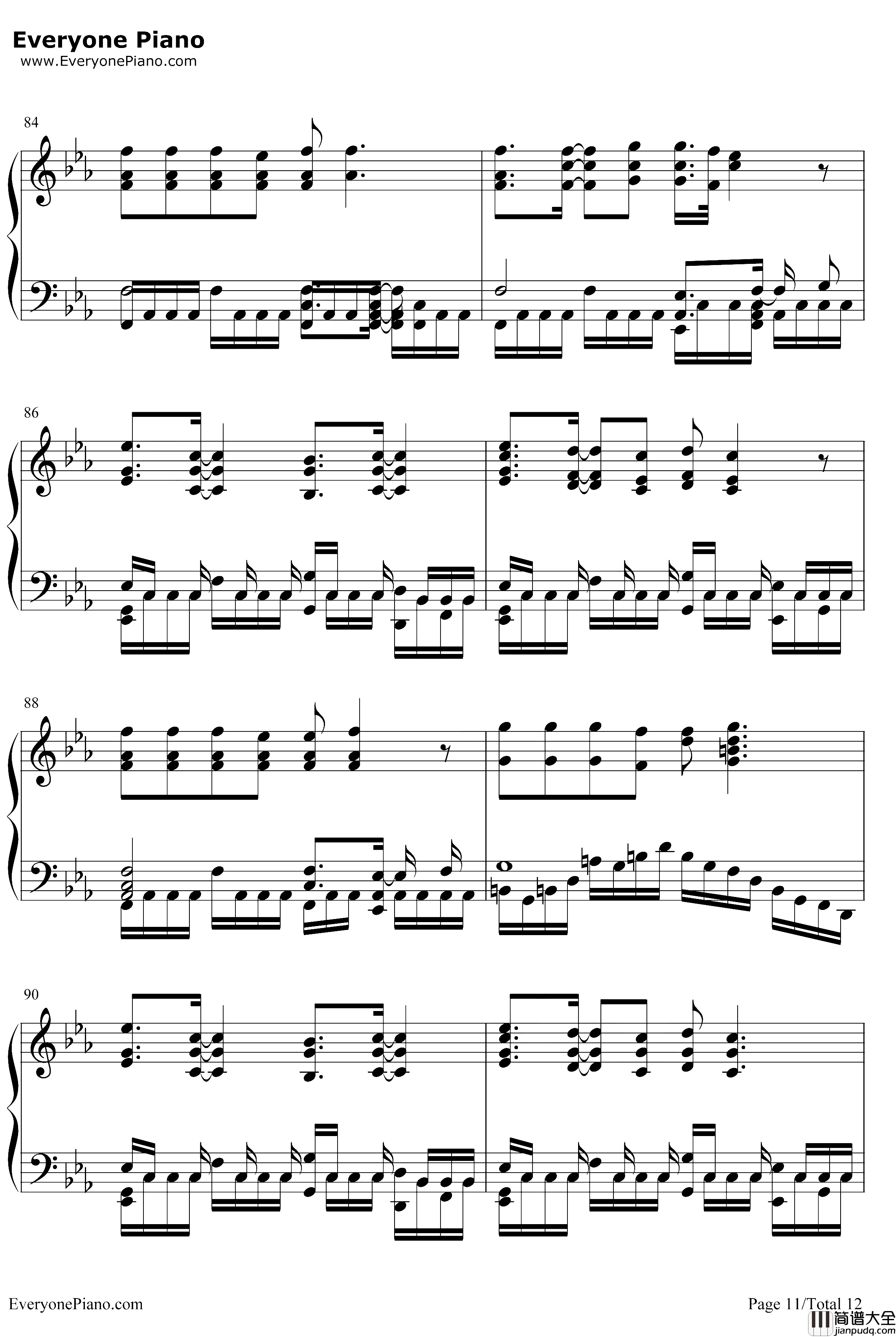 相信自己钢琴谱_零点乐队