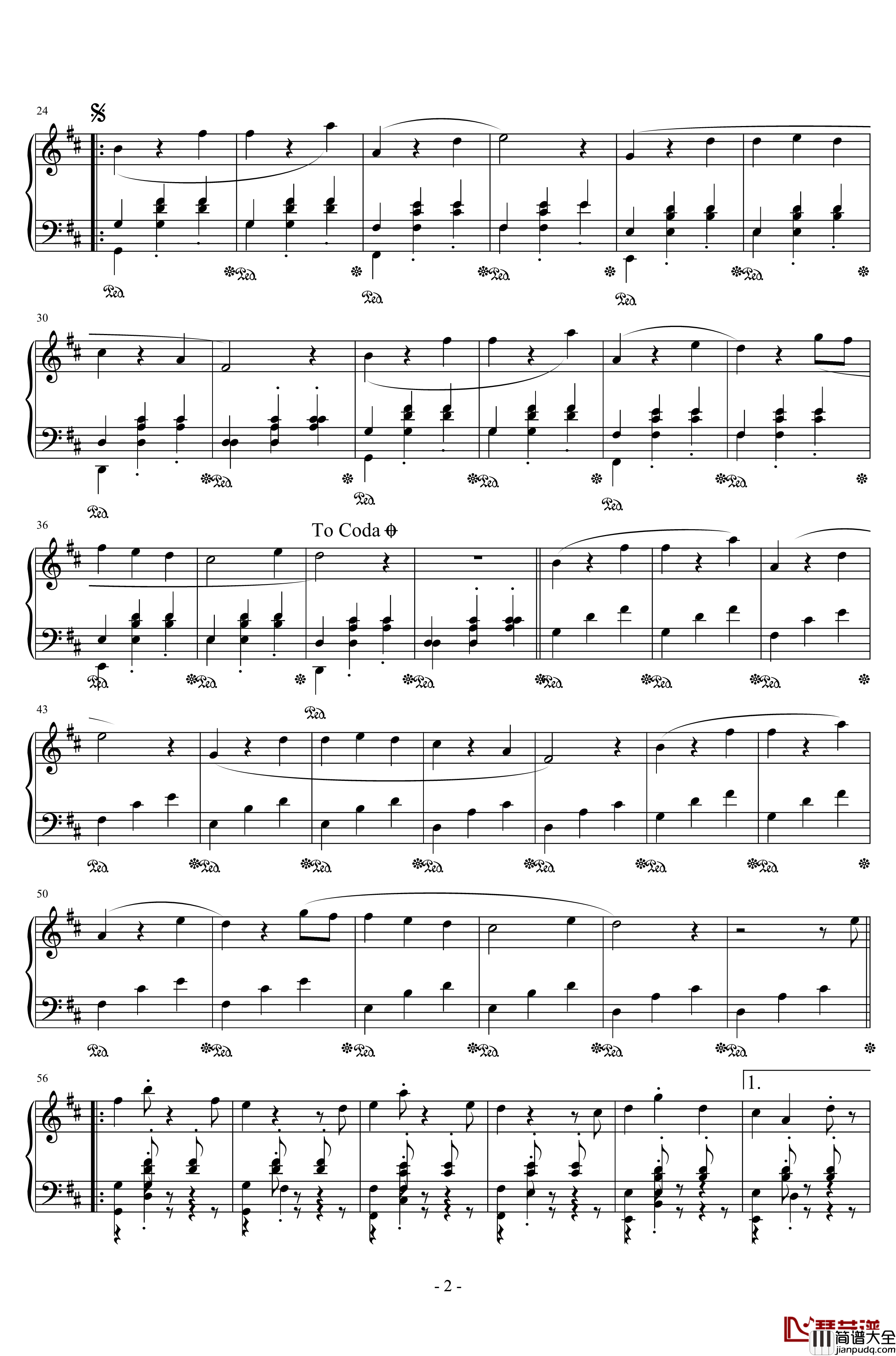 猫的舞步钢琴谱_Candy_Wind