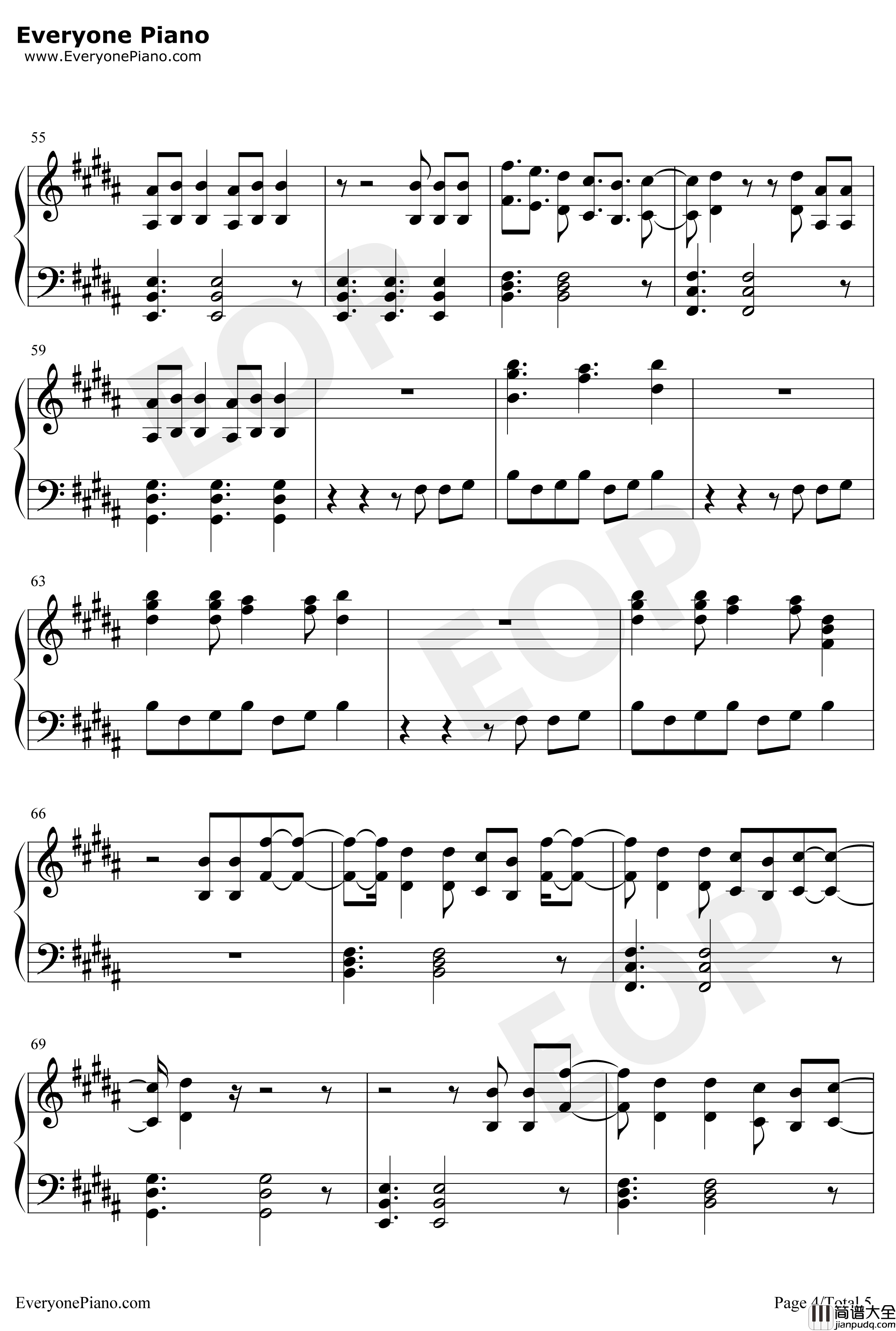 Bulletproof钢琴谱_GriffinOskar_GriffinOskar