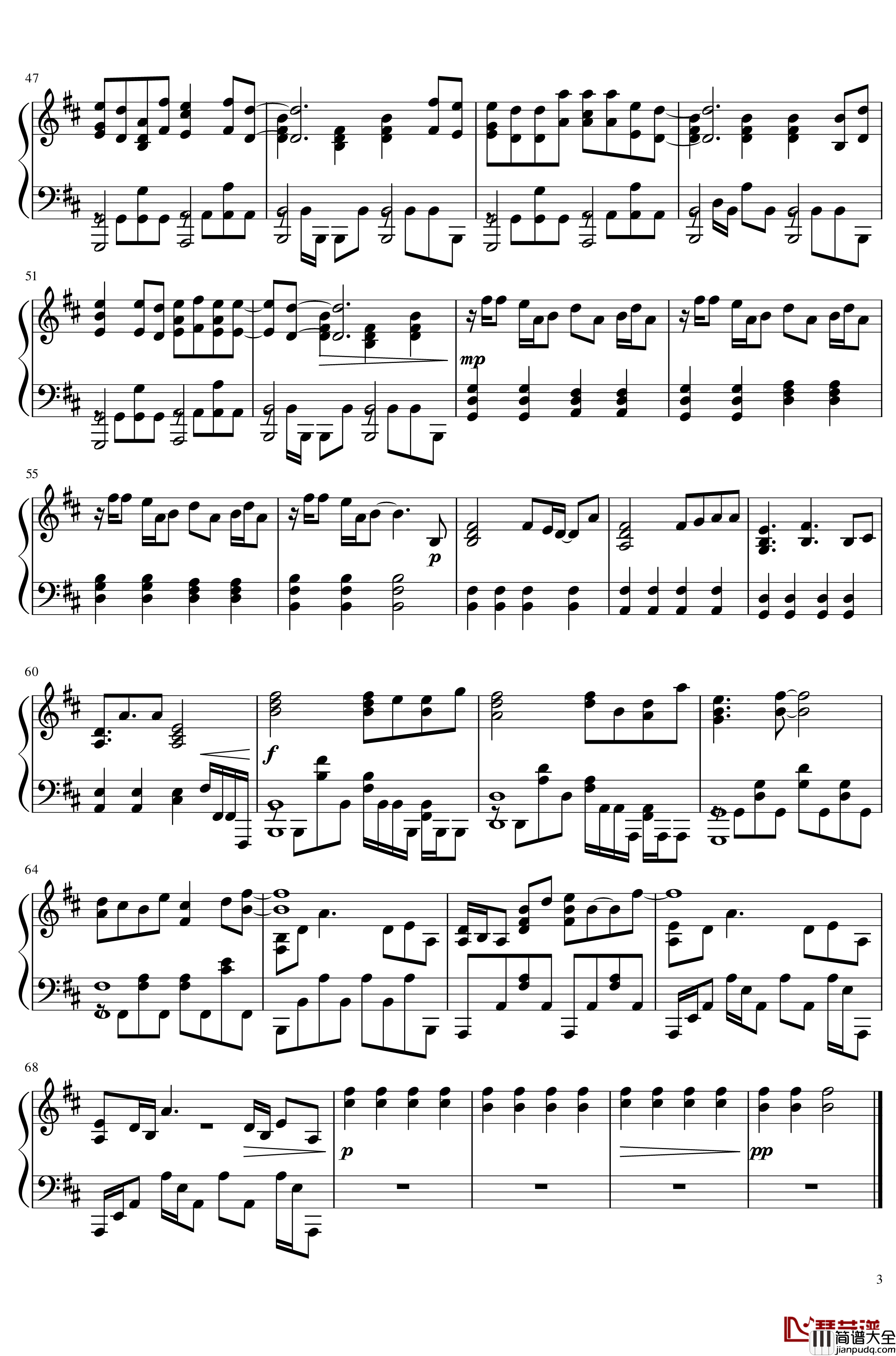 进击的巨人OST钢琴谱【Call_Your_Name】_泽野弘之