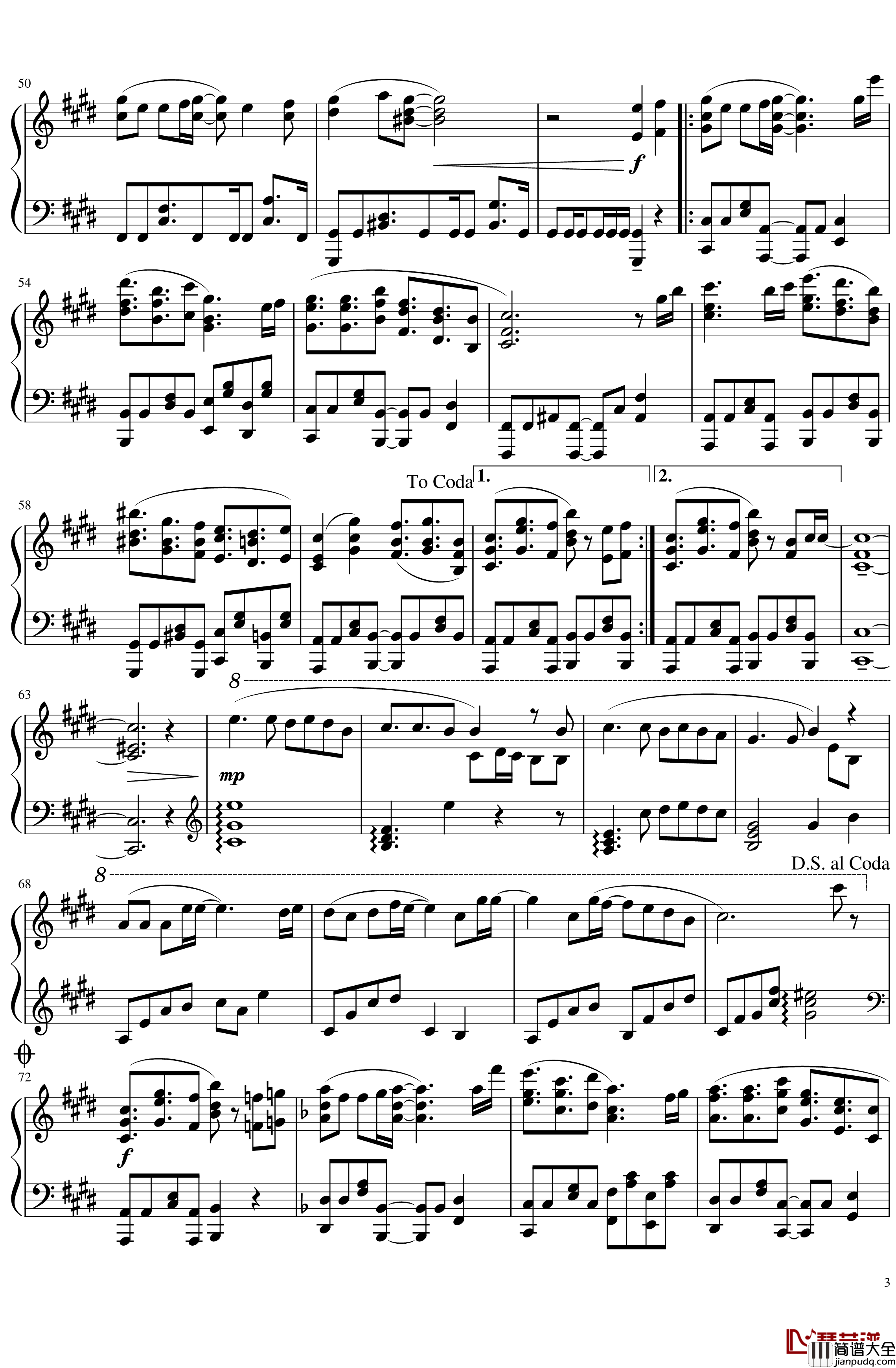 Round_and_Round钢琴谱_东方二创音乐_东方风神录