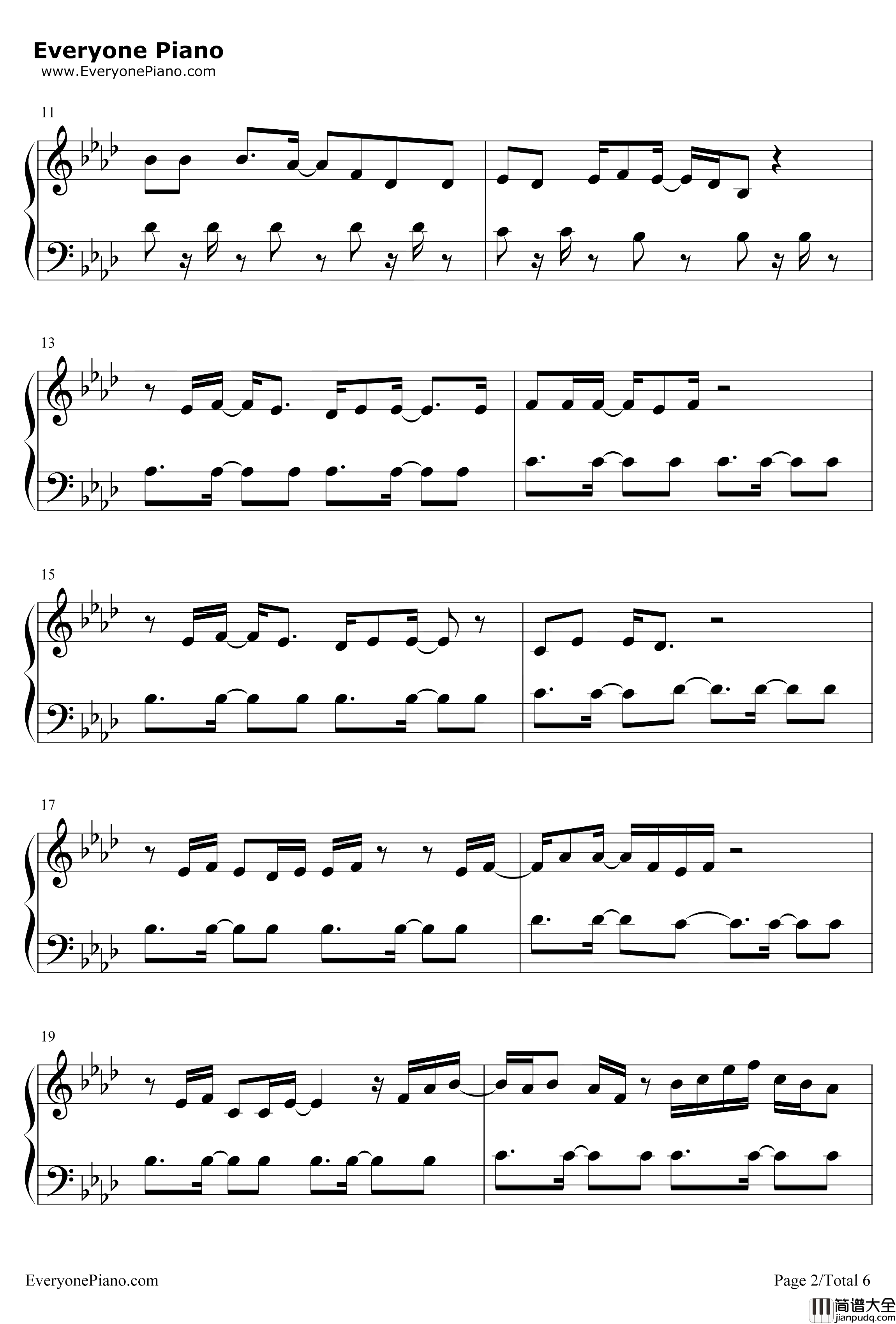 Higher_Love钢琴谱_Kygo_Whitney_Houston