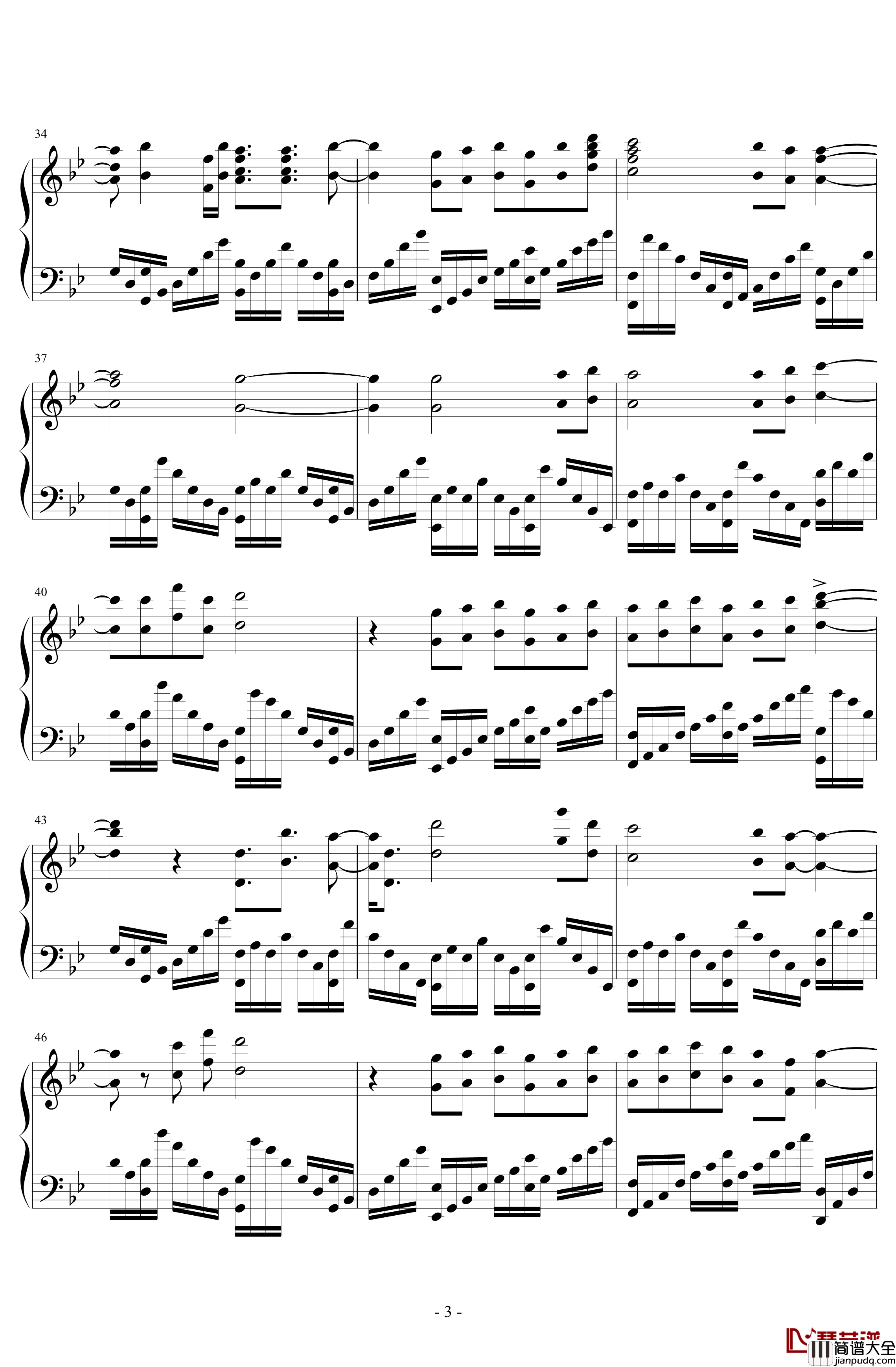 Dream_Goes_On钢琴谱_Lanota