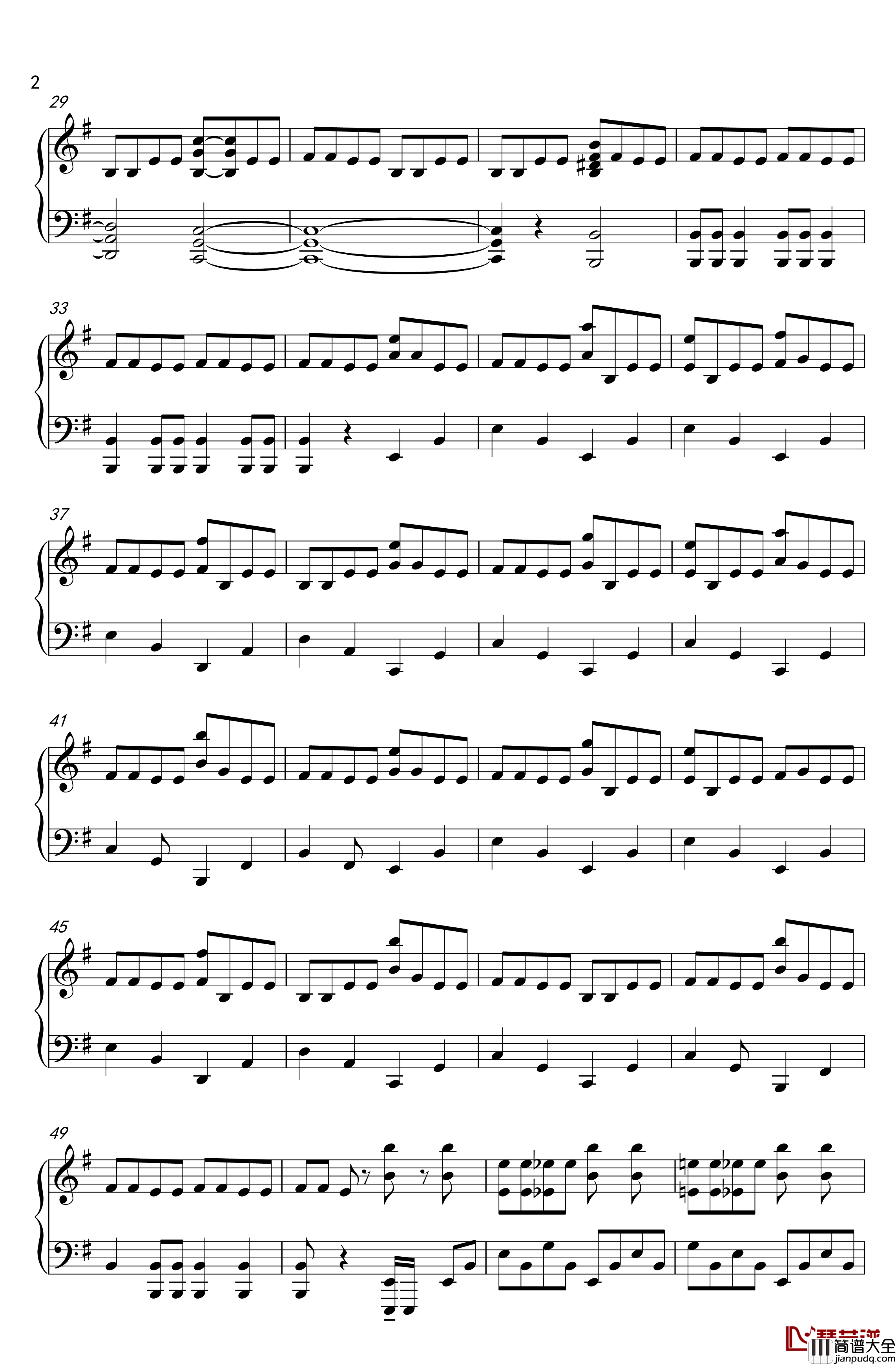 复仇者联盟:终局之战钢琴谱_The_End_Of_The_Game_复仇者联盟