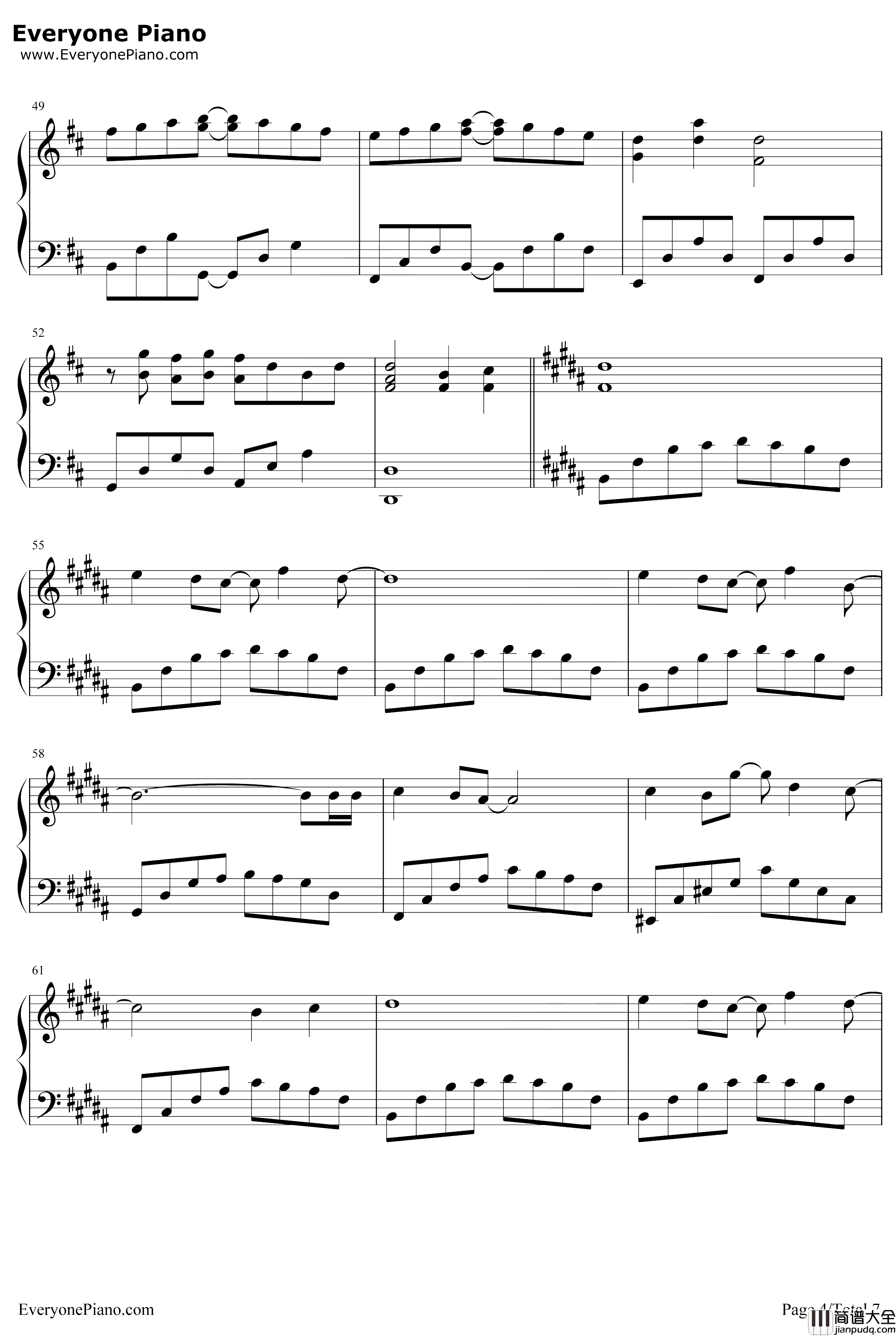 ひとつのハートで钢琴谱_三重野瞳_魔神英雄传OP