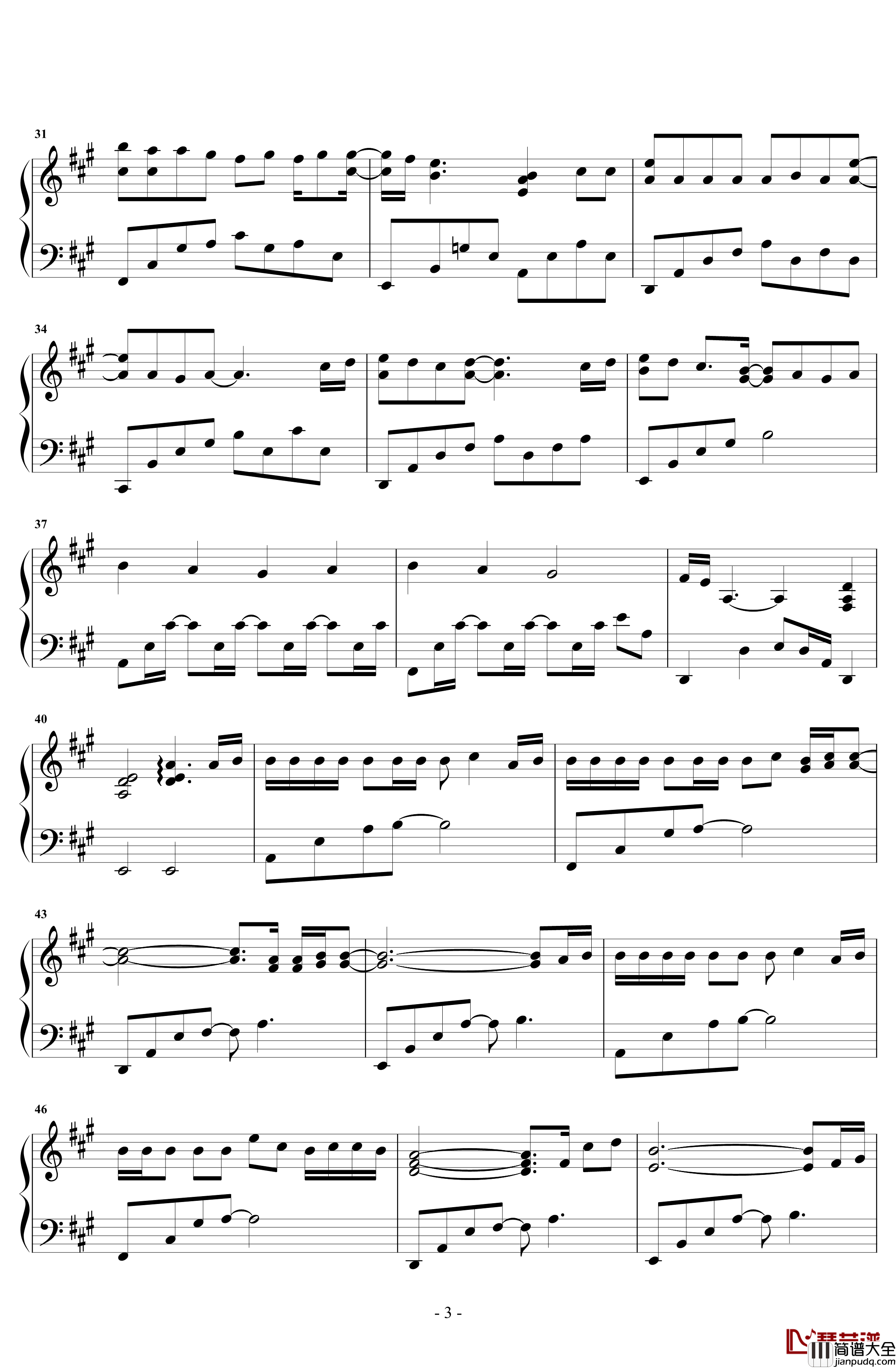 怎么了钢琴谱_原声独奏_周兴哲