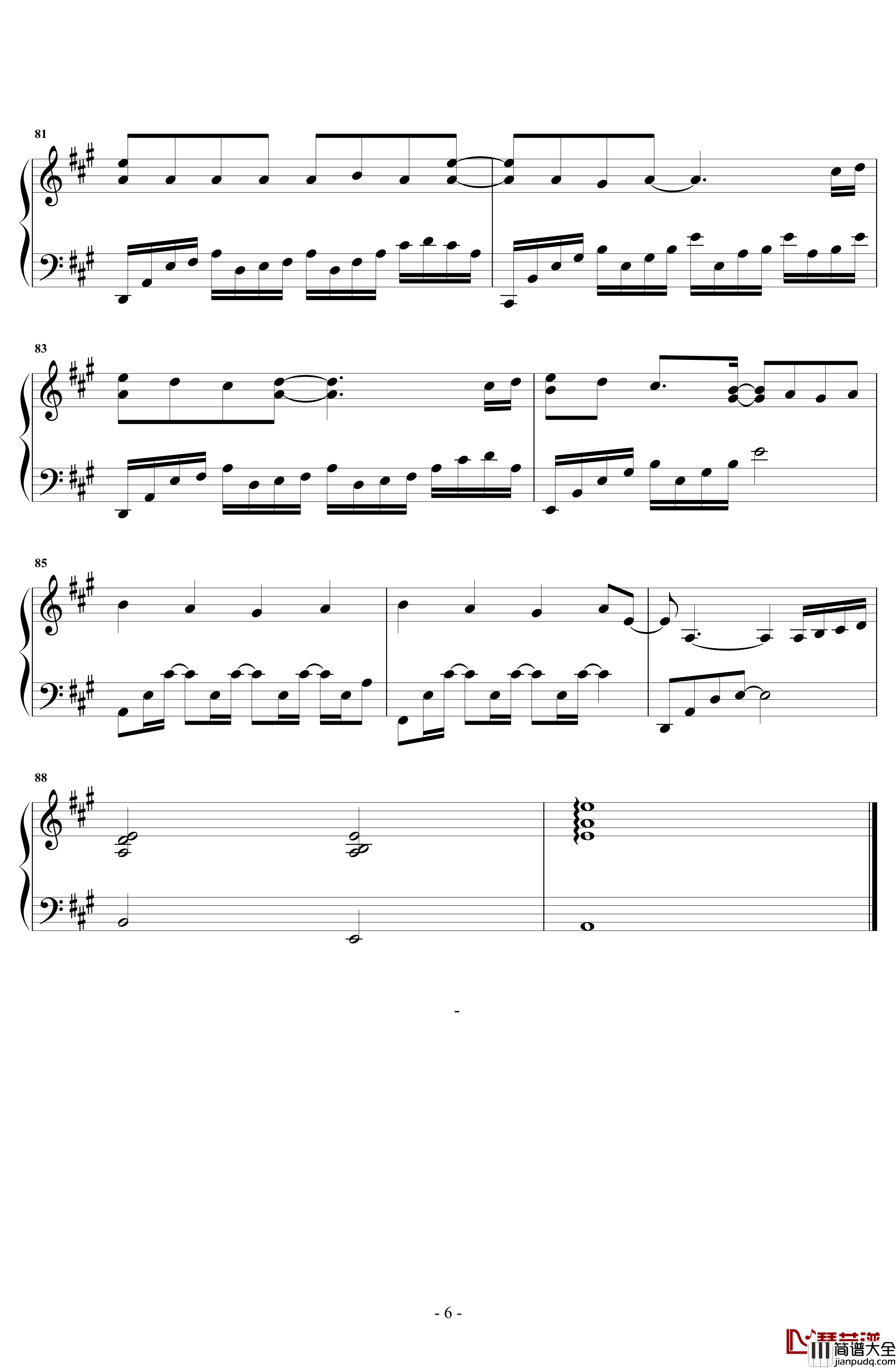 怎么了钢琴谱_原声独奏_周兴哲