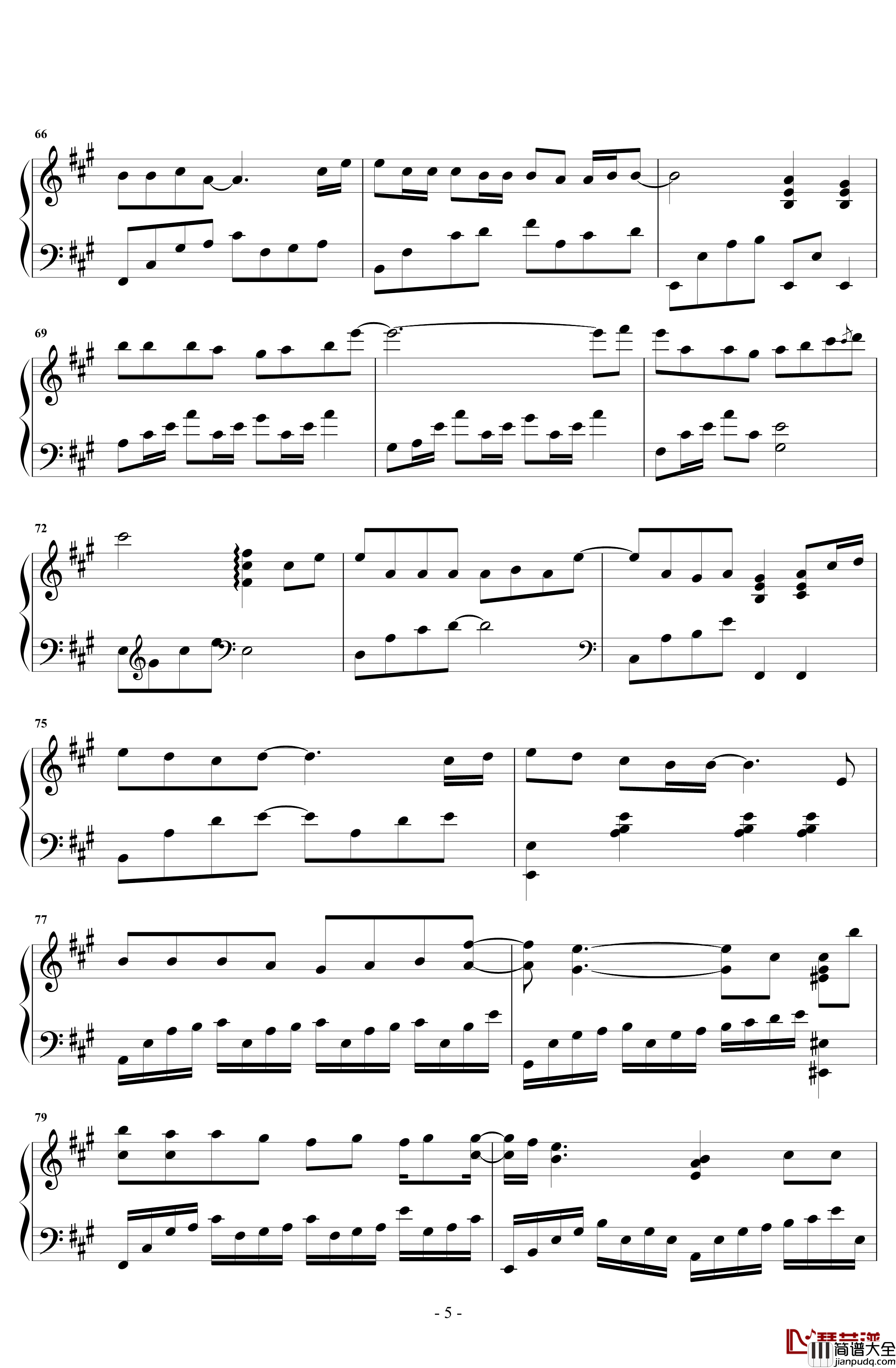 怎么了钢琴谱_原声独奏_周兴哲