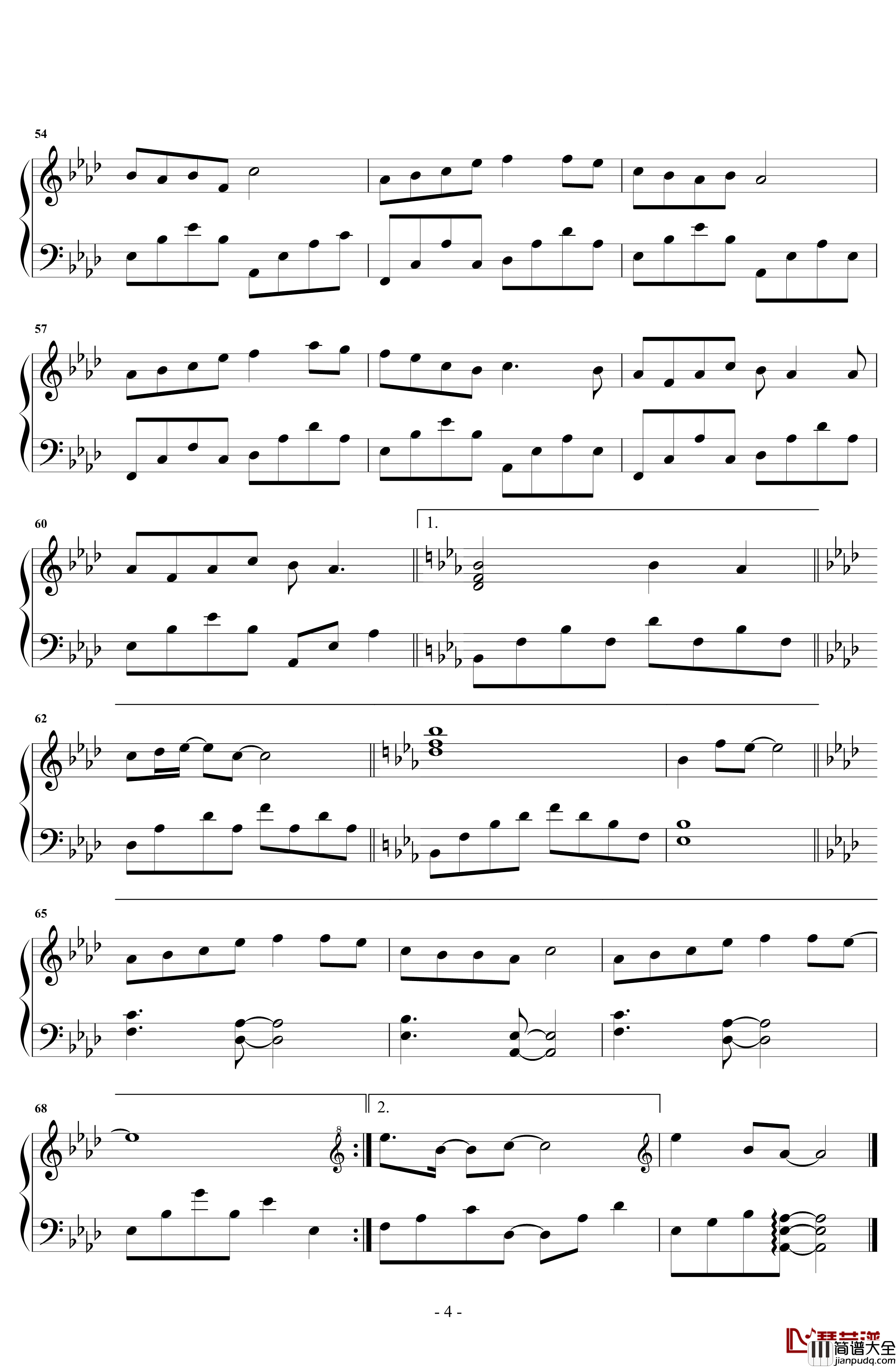 给未来钢琴谱_李现