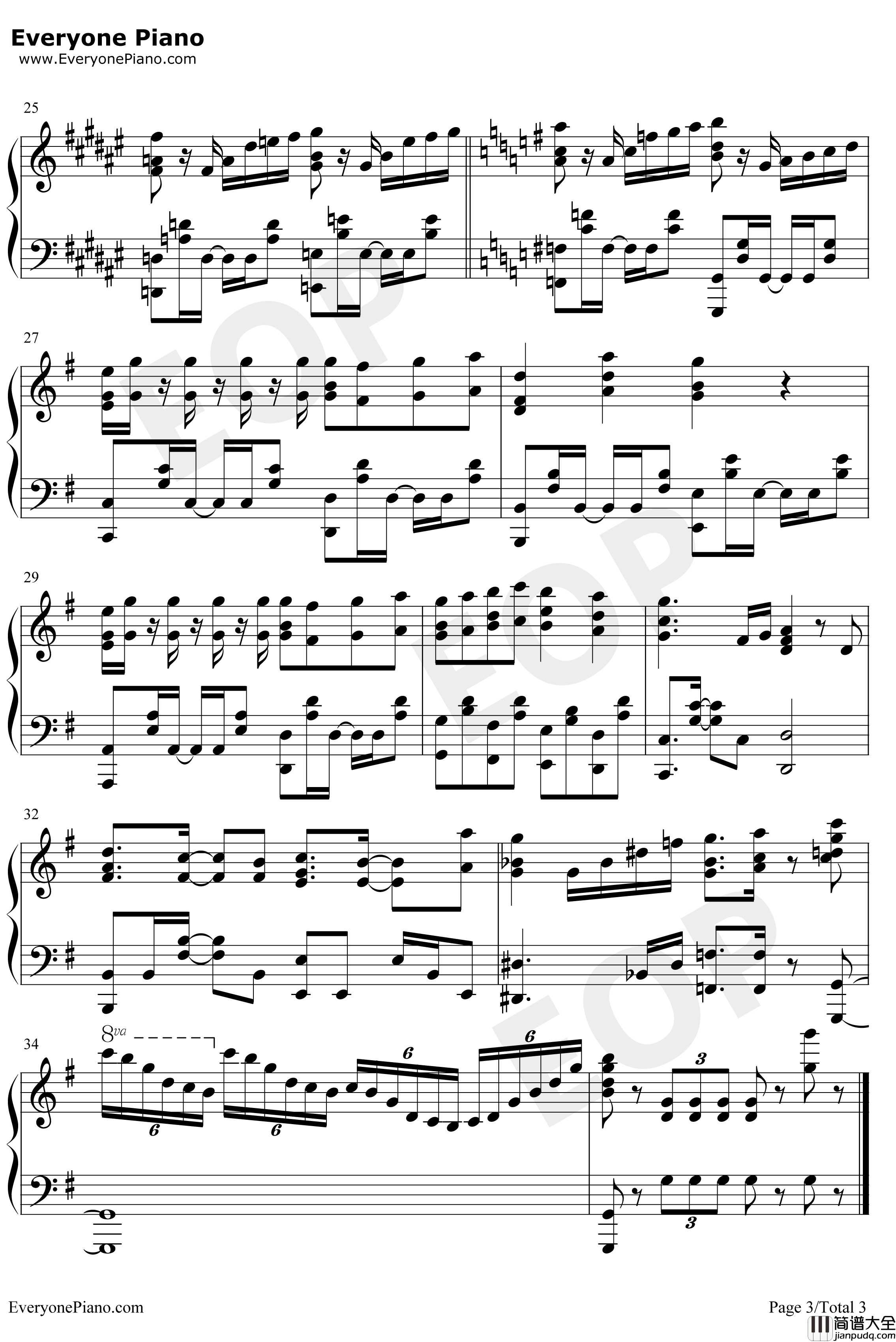 FANTASTIC_ILLUSION钢琴谱_i☆Ris_魔术学姐OP