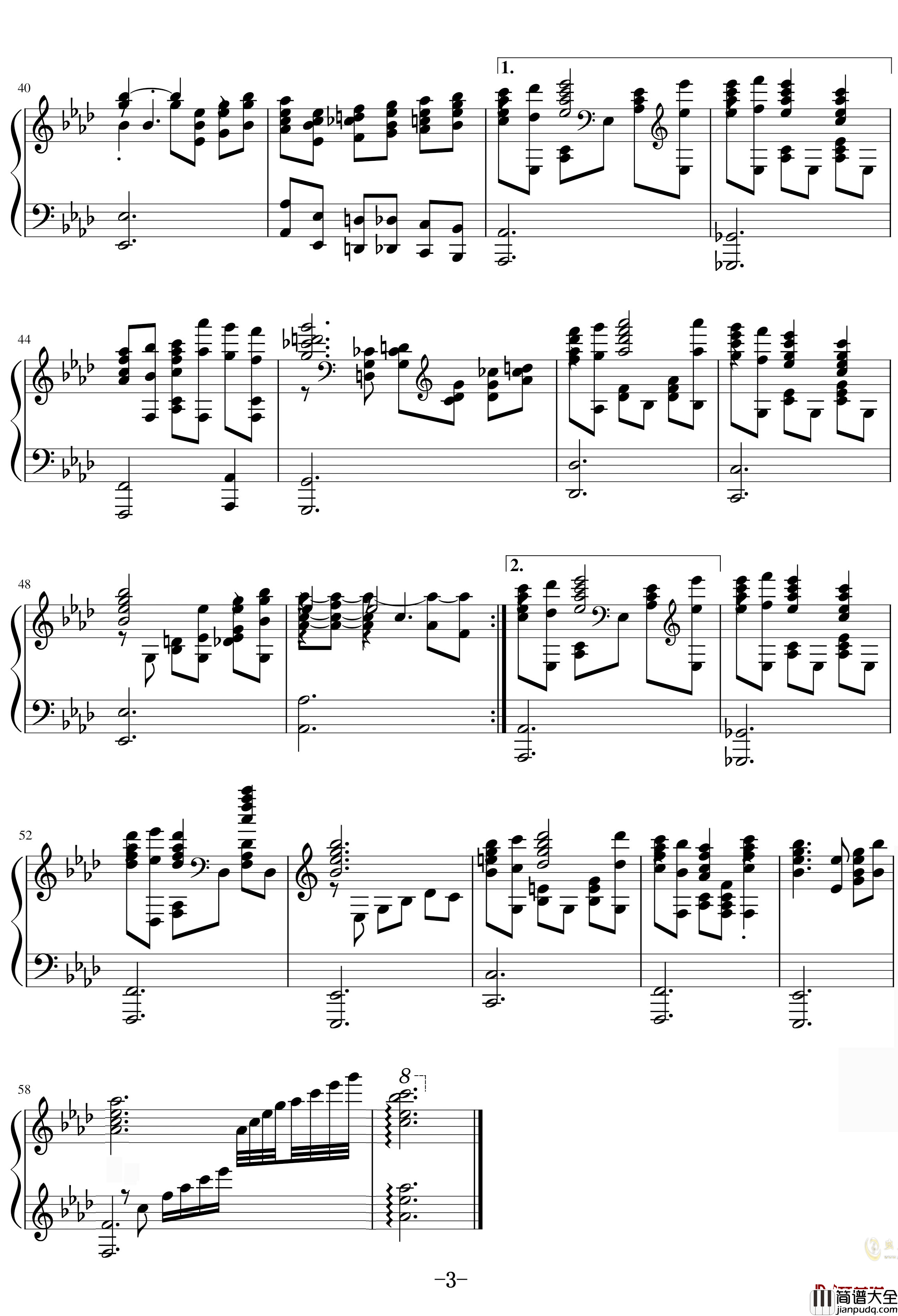 卖花姑娘钢琴谱_春天年年到人间