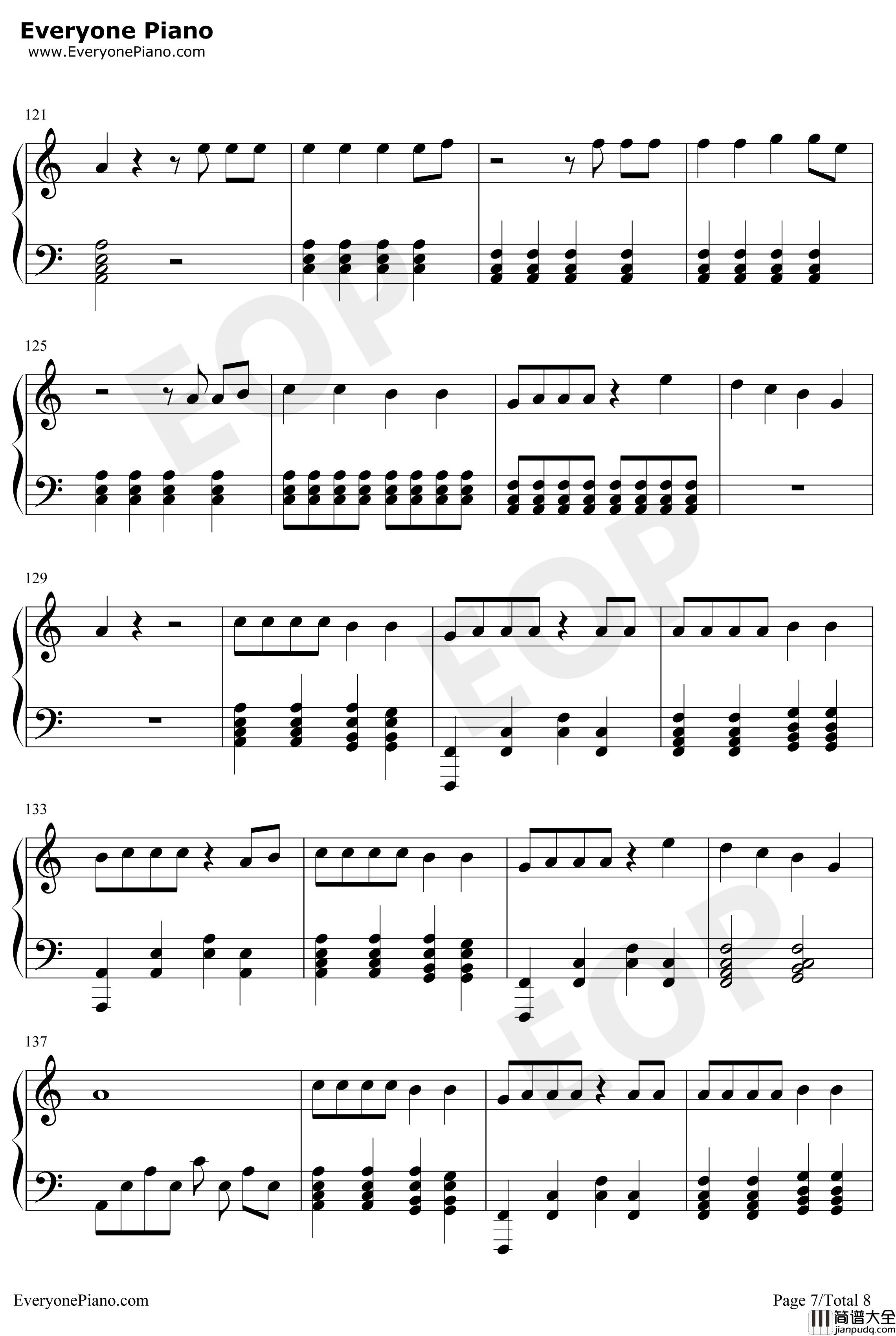 Ignite钢琴谱_AlanWalker_人声版