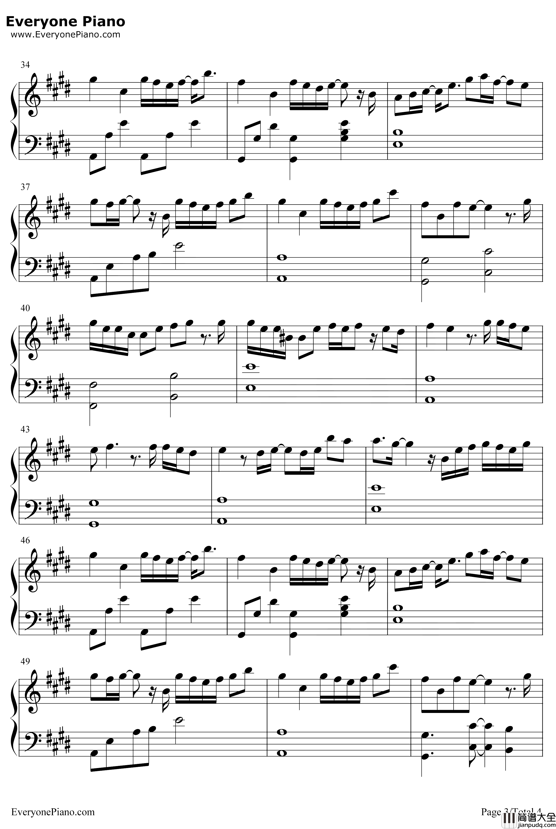 真相是真钢琴谱_阿鸣