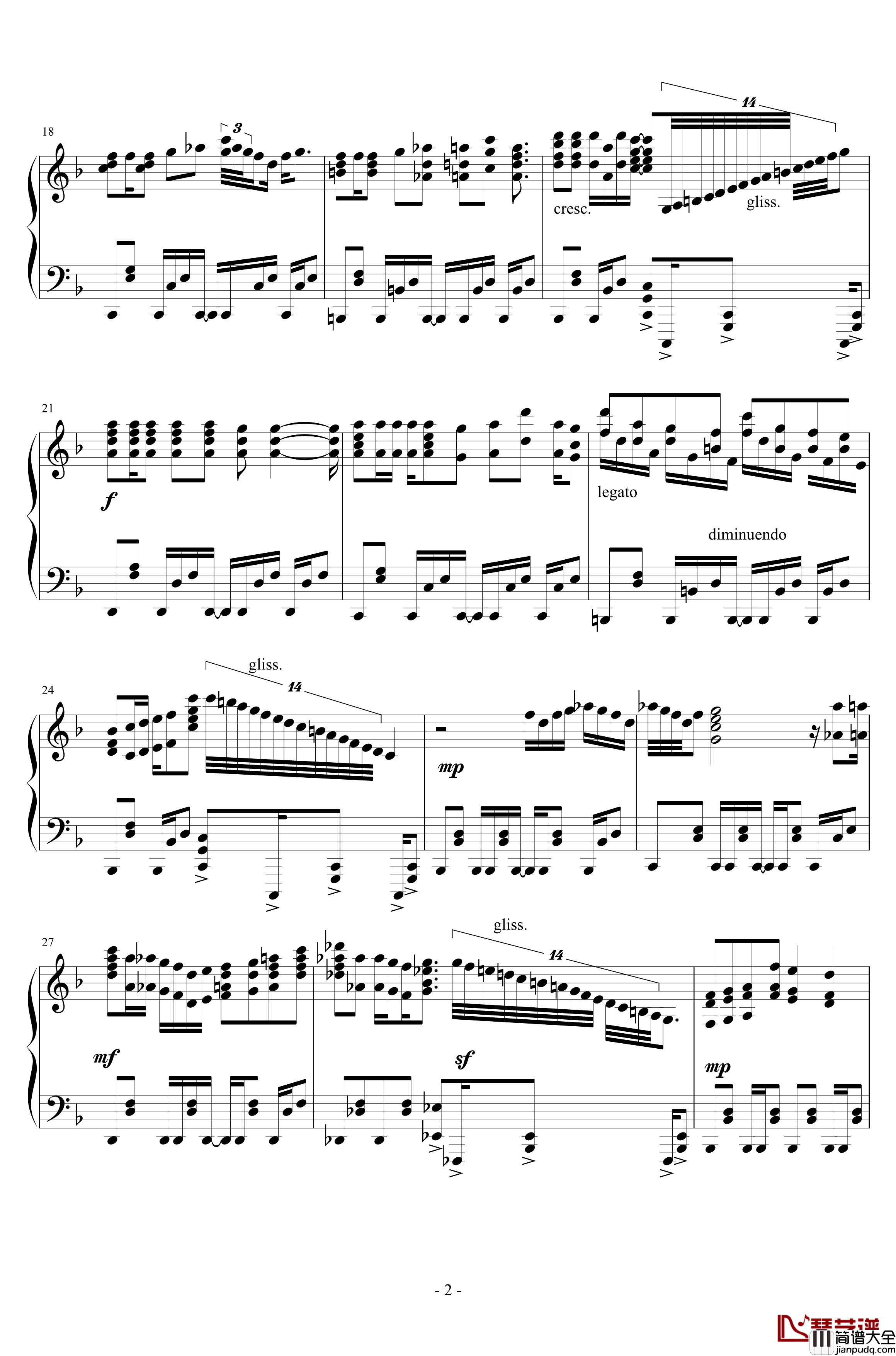 Megalovania钢琴谱_Undertale_OST_toby_fox