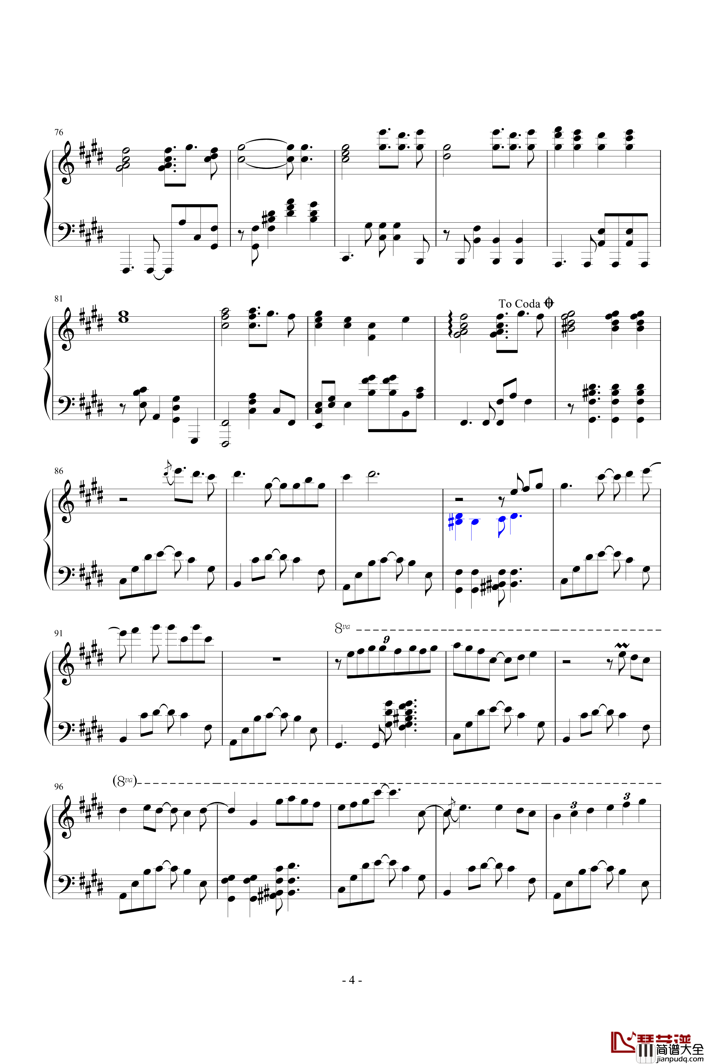 Dramatic_Blood钢琴谱_懐かしき东方の血_~_Old_World_东方project