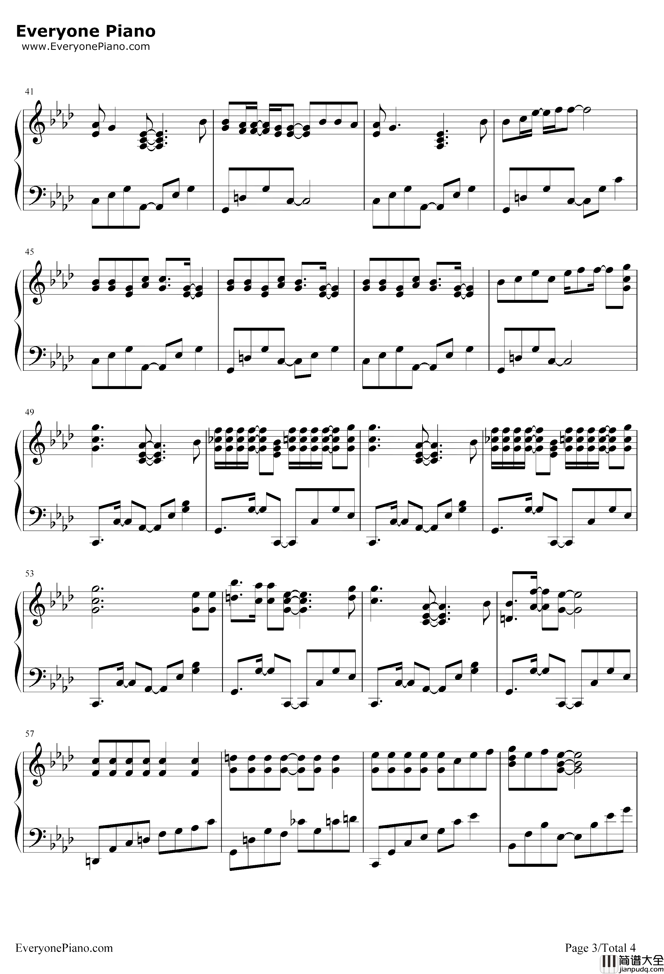 Pull_Up钢琴谱_蔡徐坤