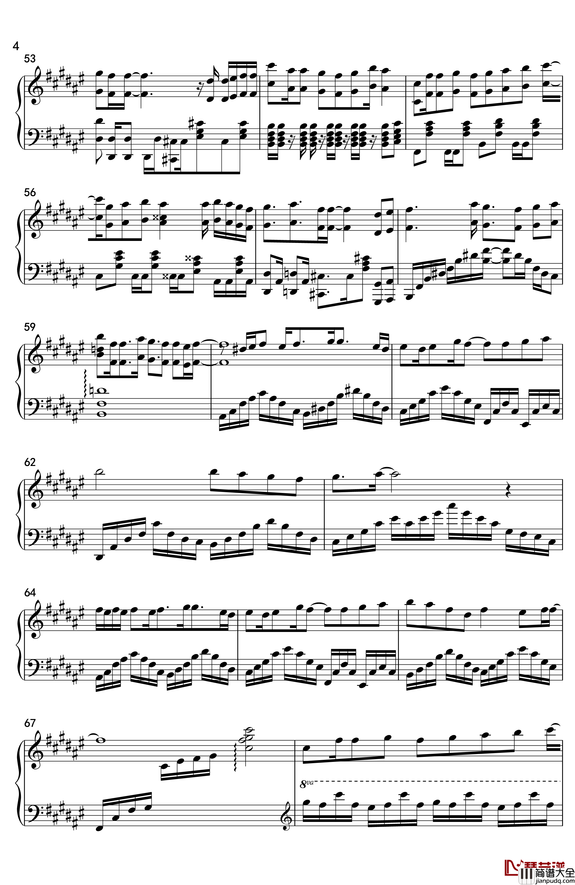 優しさの理由钢琴谱_冰菓OP_京都动画