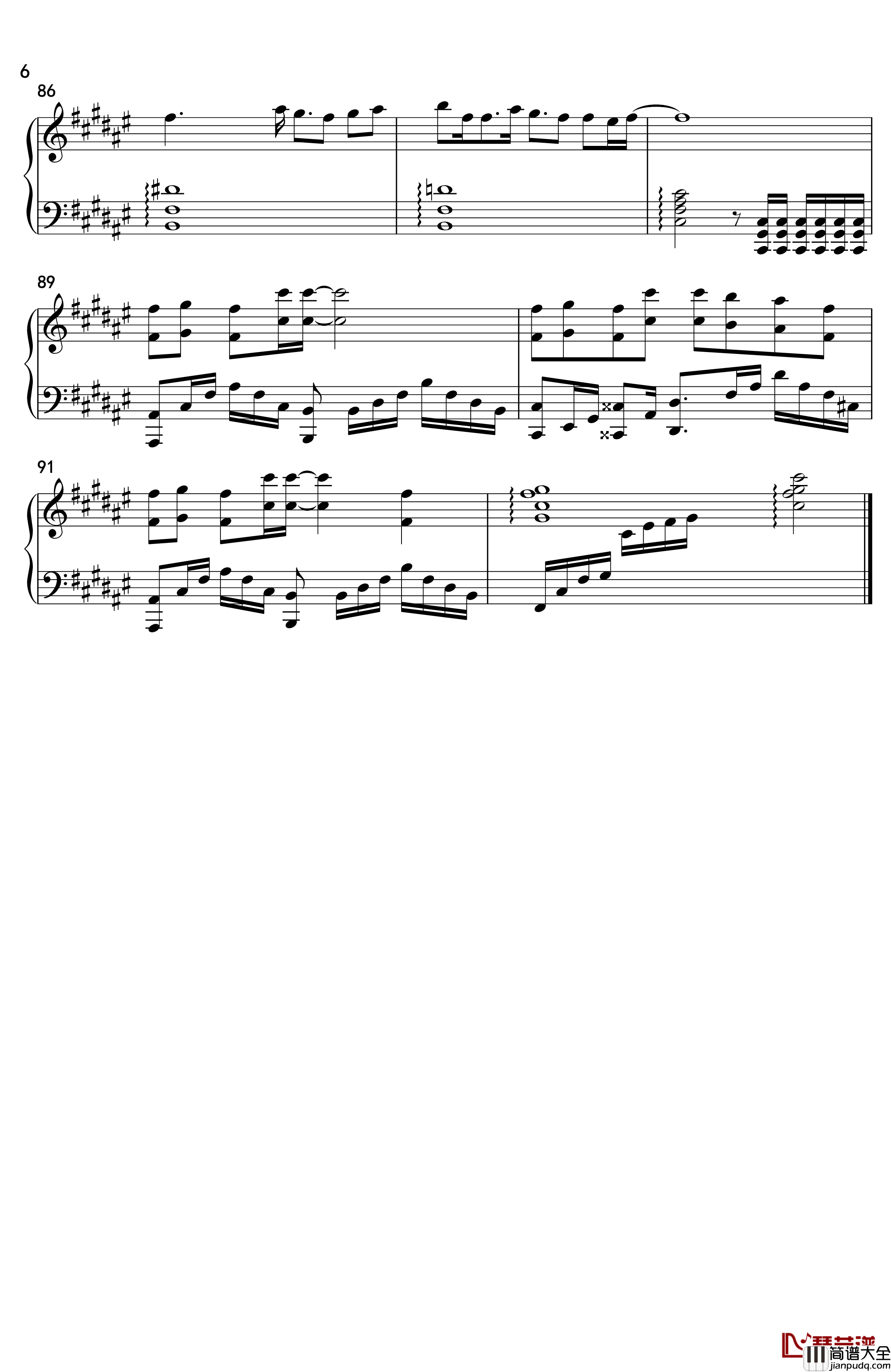 優しさの理由钢琴谱_冰菓OP_京都动画