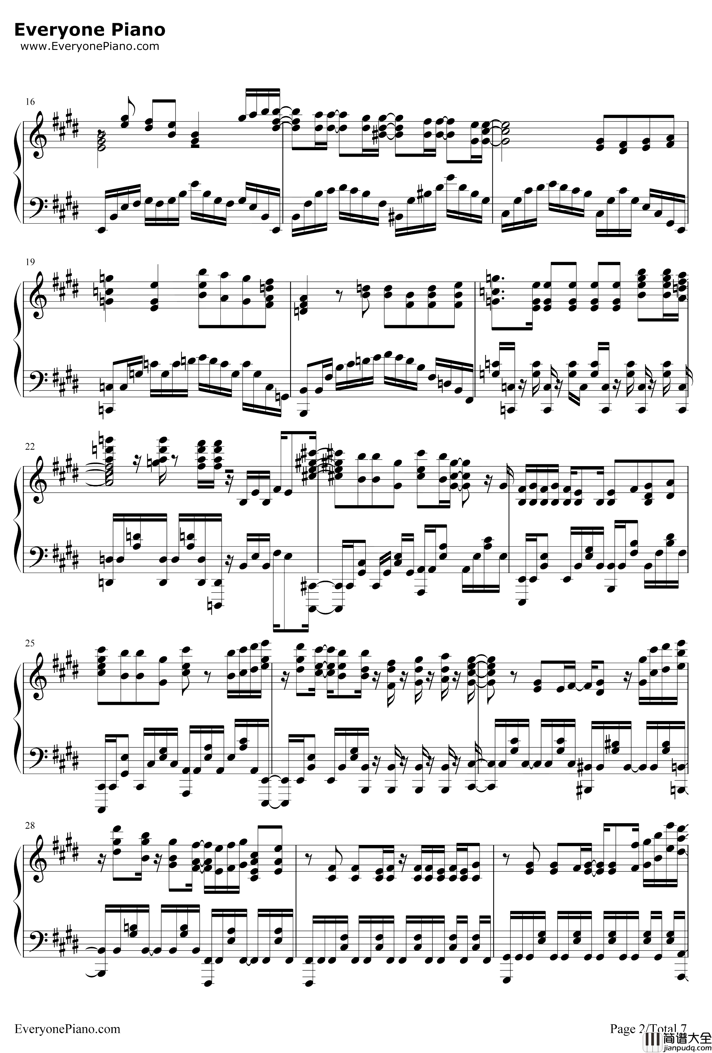 ADAMAS钢琴谱_LiSA_刀剑神域AlicizationOP