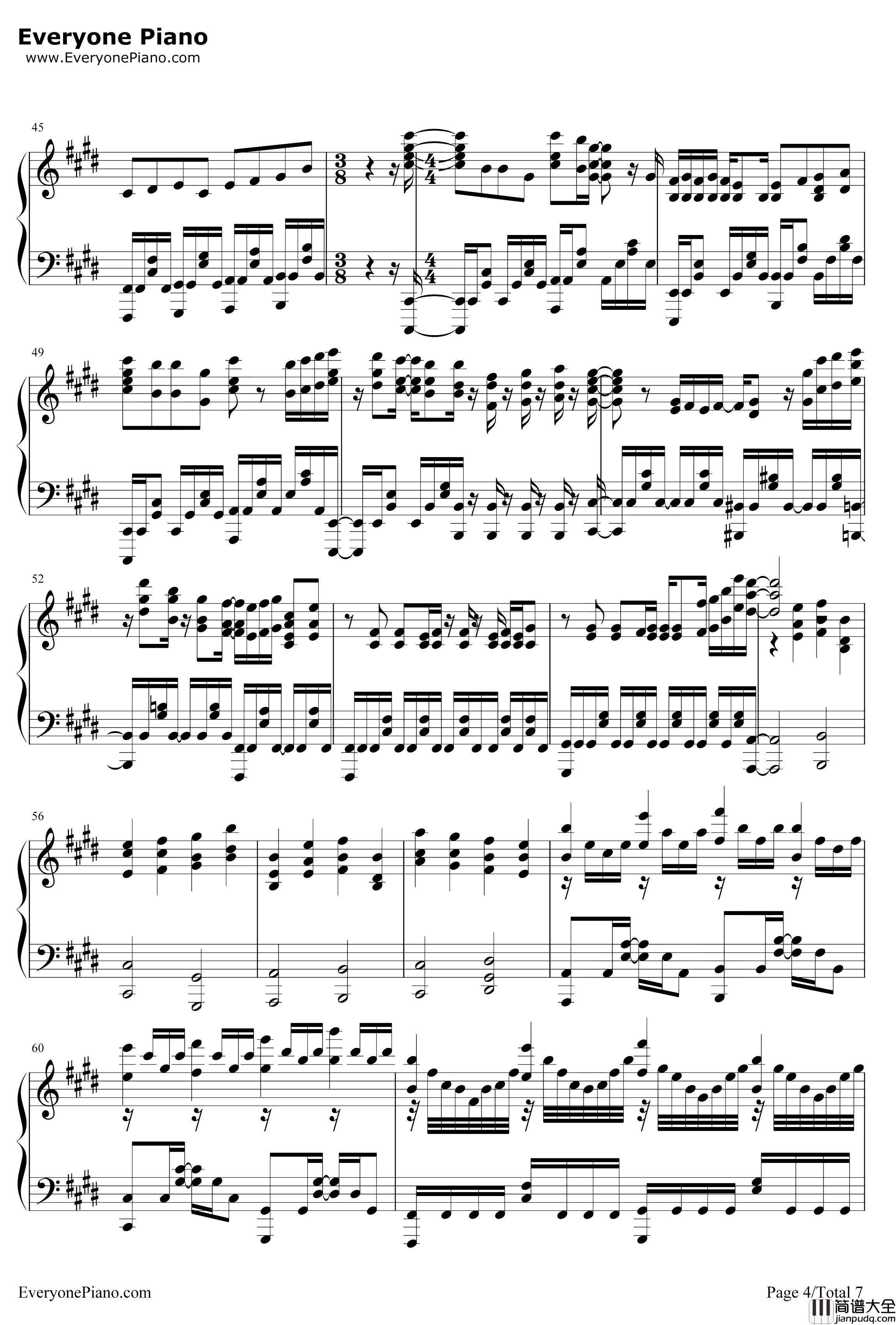 ADAMAS钢琴谱_LiSA_刀剑神域AlicizationOP