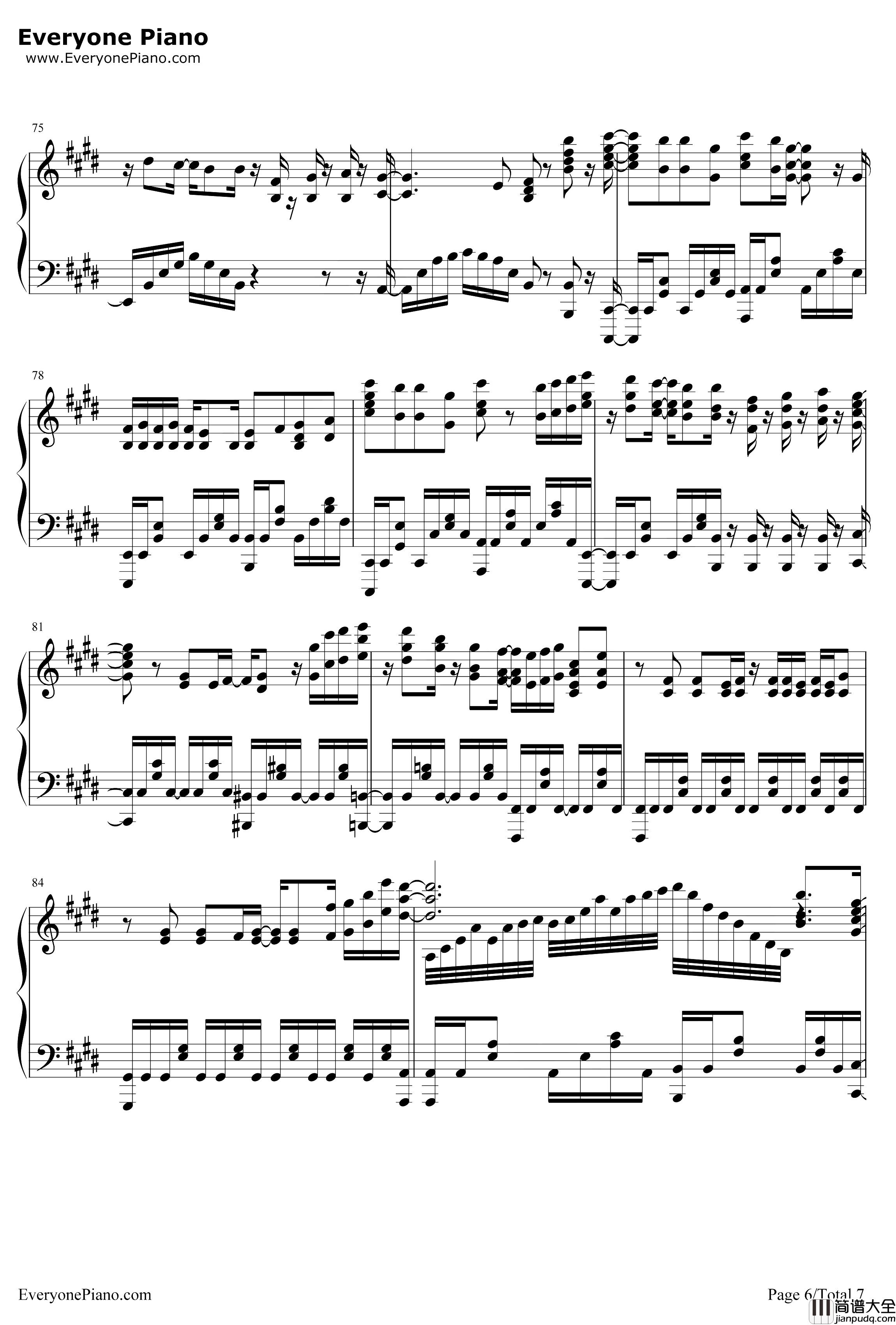 ADAMAS钢琴谱_LiSA_刀剑神域AlicizationOP