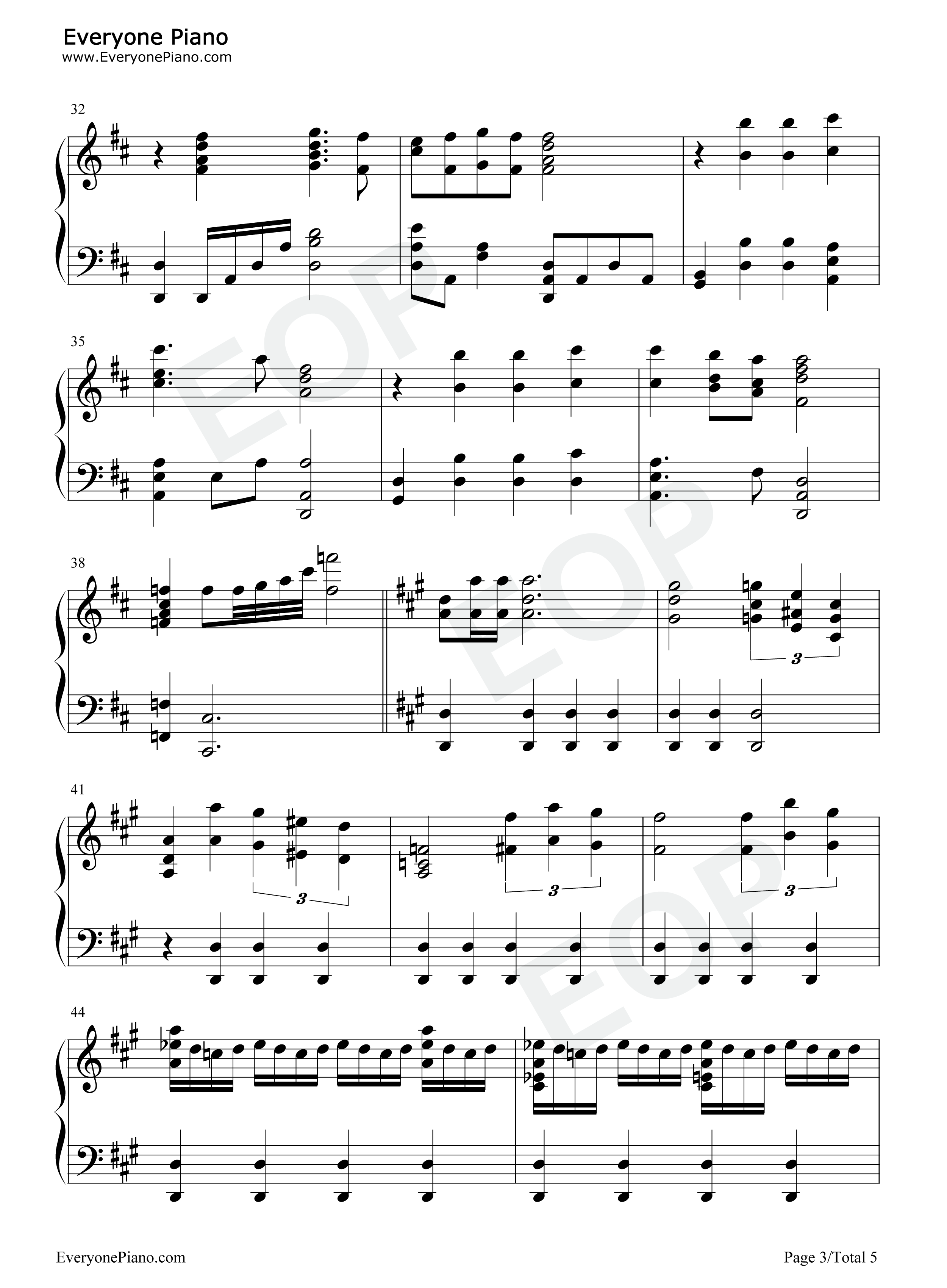 Test_Drive钢琴谱_John_Powell