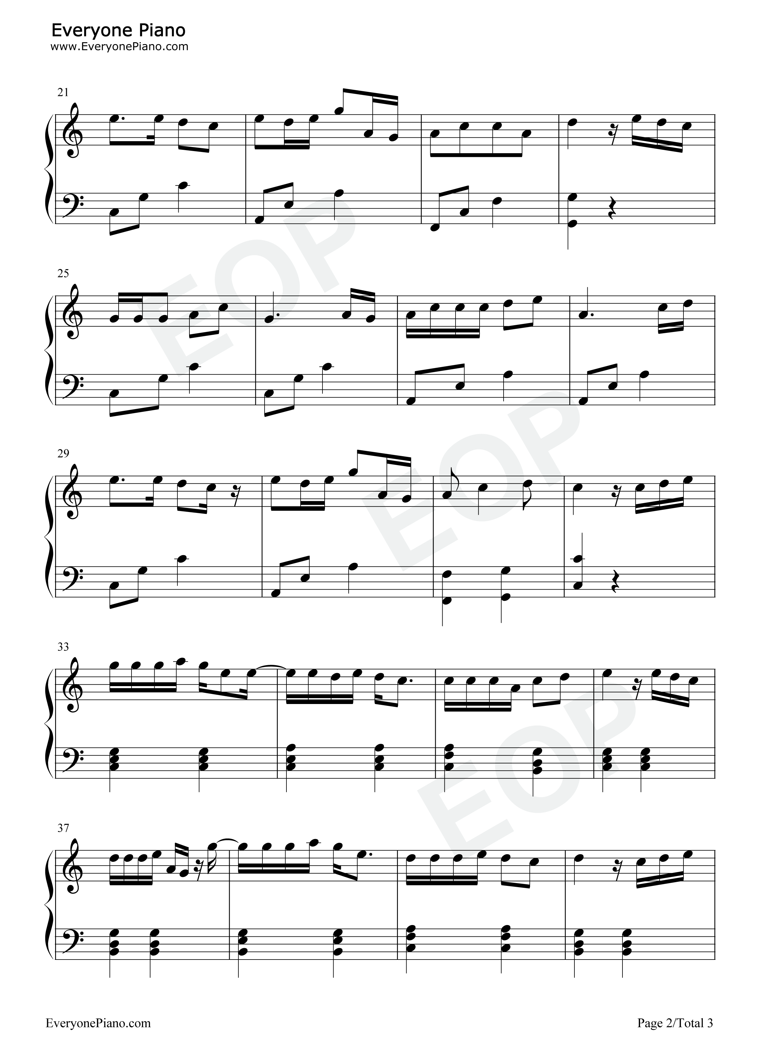 情难枕钢琴谱_林慧萍_周慧敏