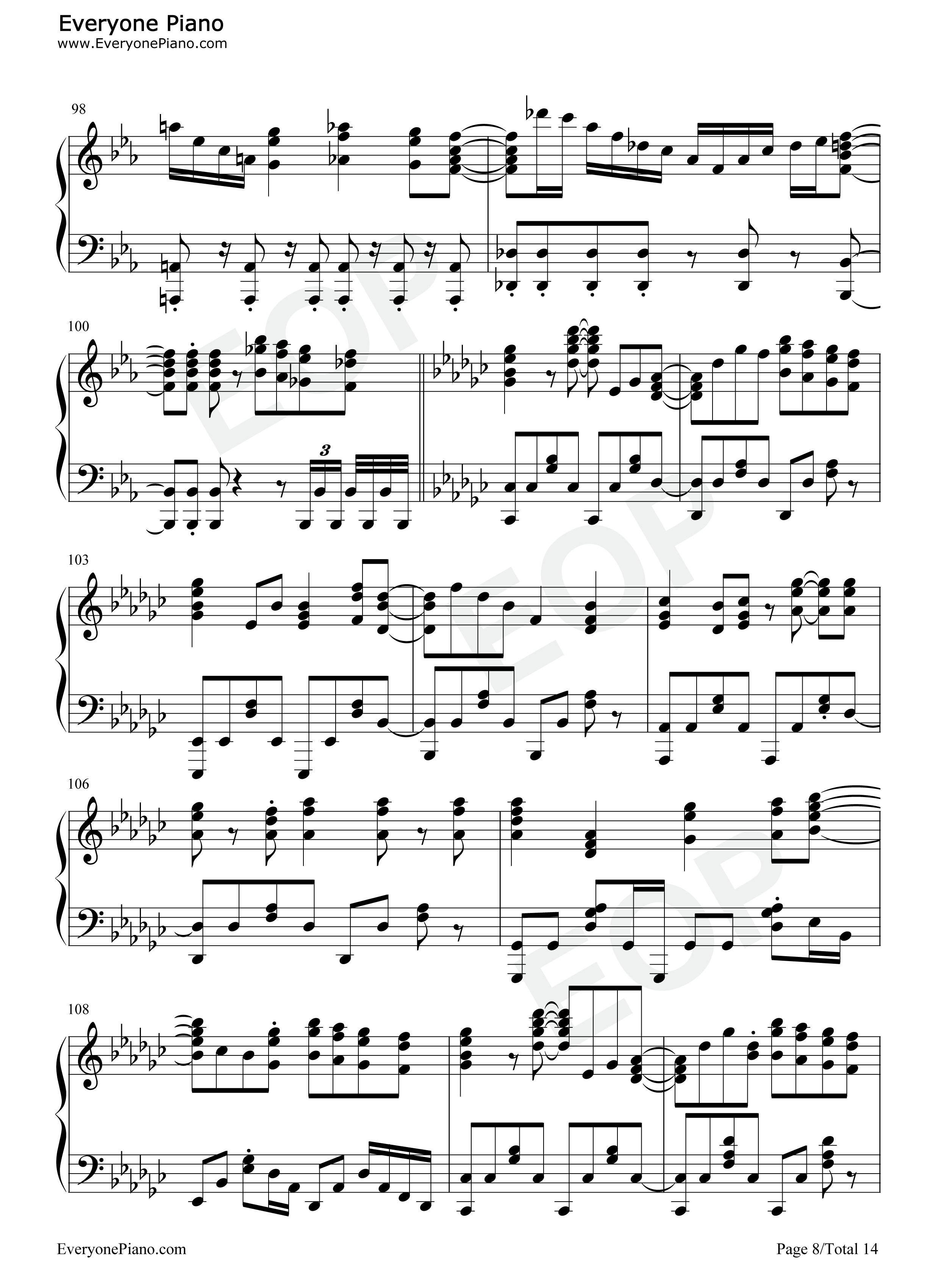 Wings_of_Courage_钢琴谱_川田真美