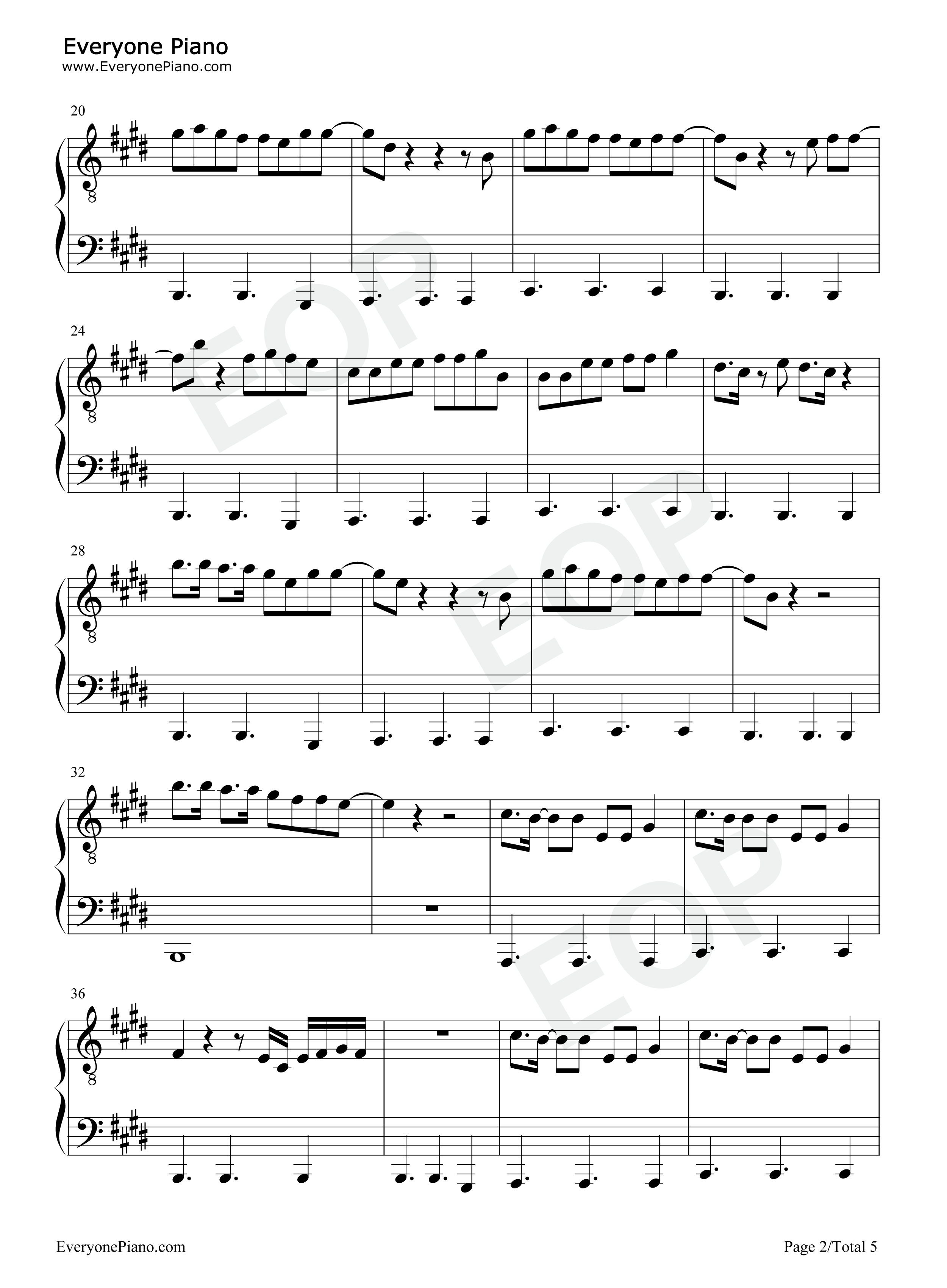 Forget_Me钢琴谱_Lewis_Capaldi