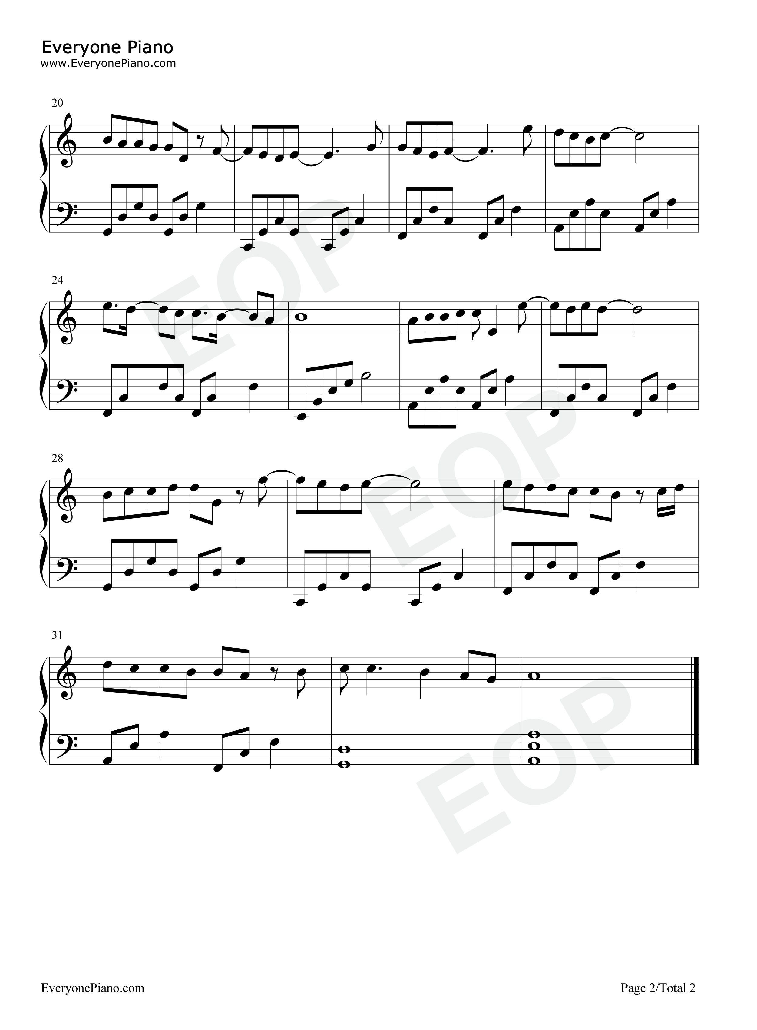 难得有情人钢琴谱_关淑怡