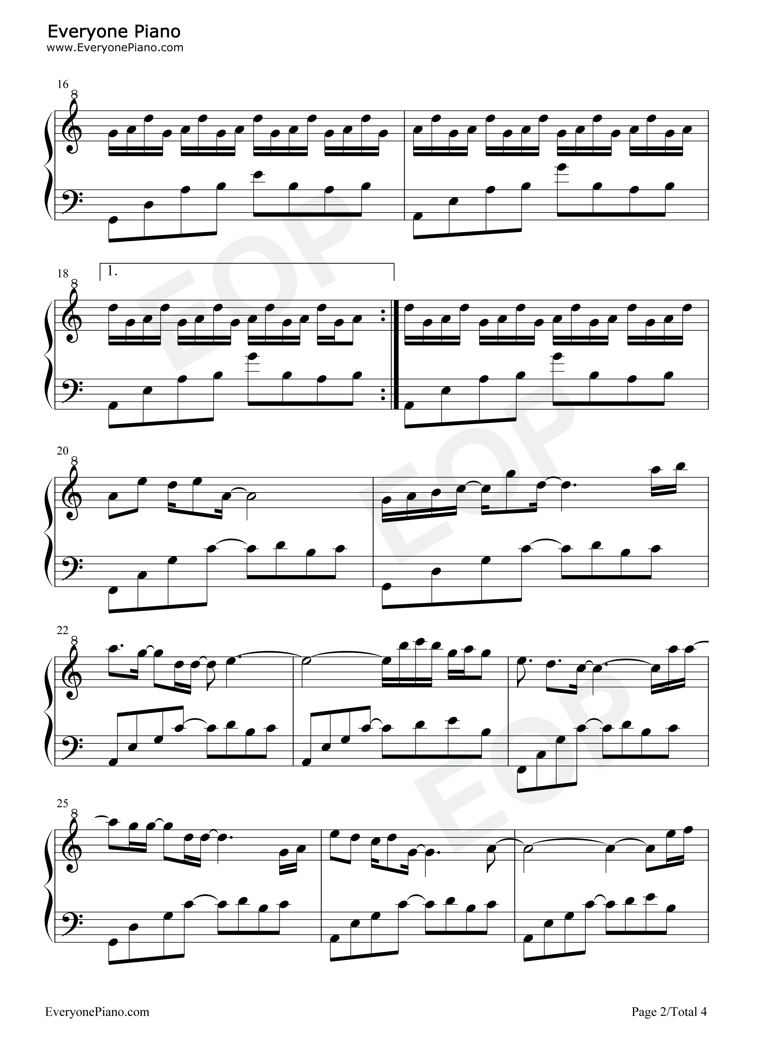 心傷钢琴谱_甘茶の音乐工房