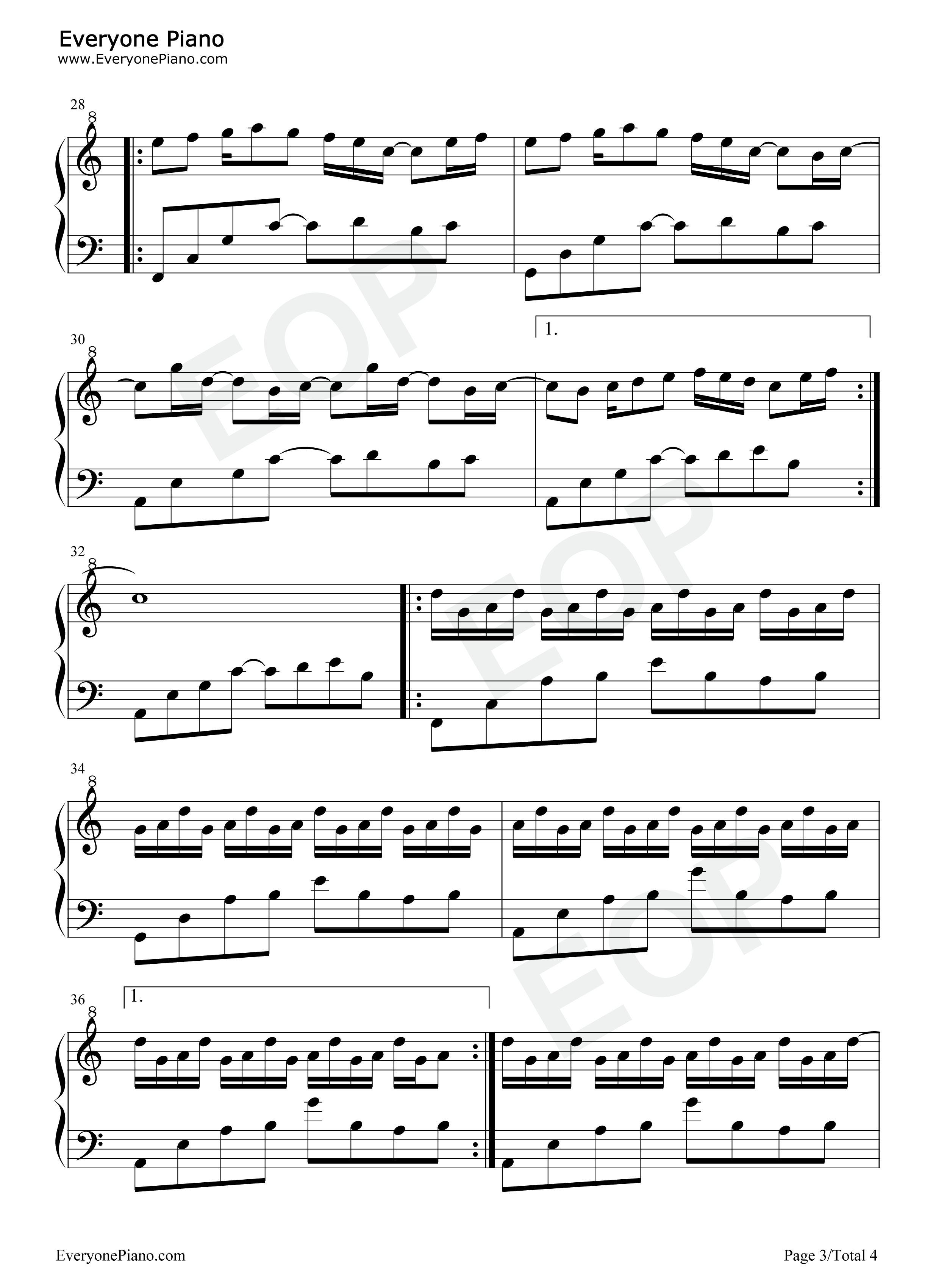 心傷钢琴谱_甘茶の音乐工房