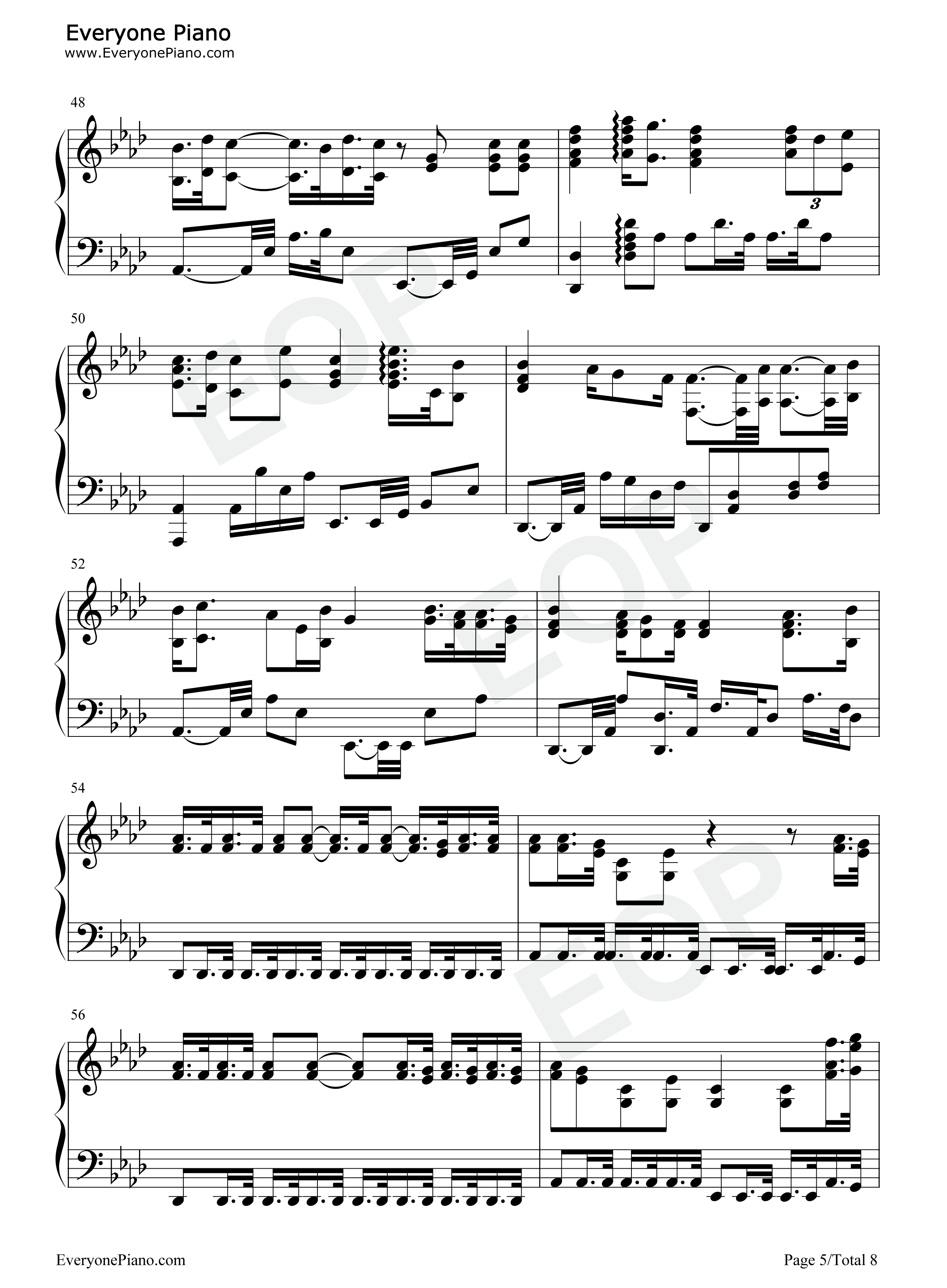 我用什么把你留住钢琴谱_福禄寿FloruitShow