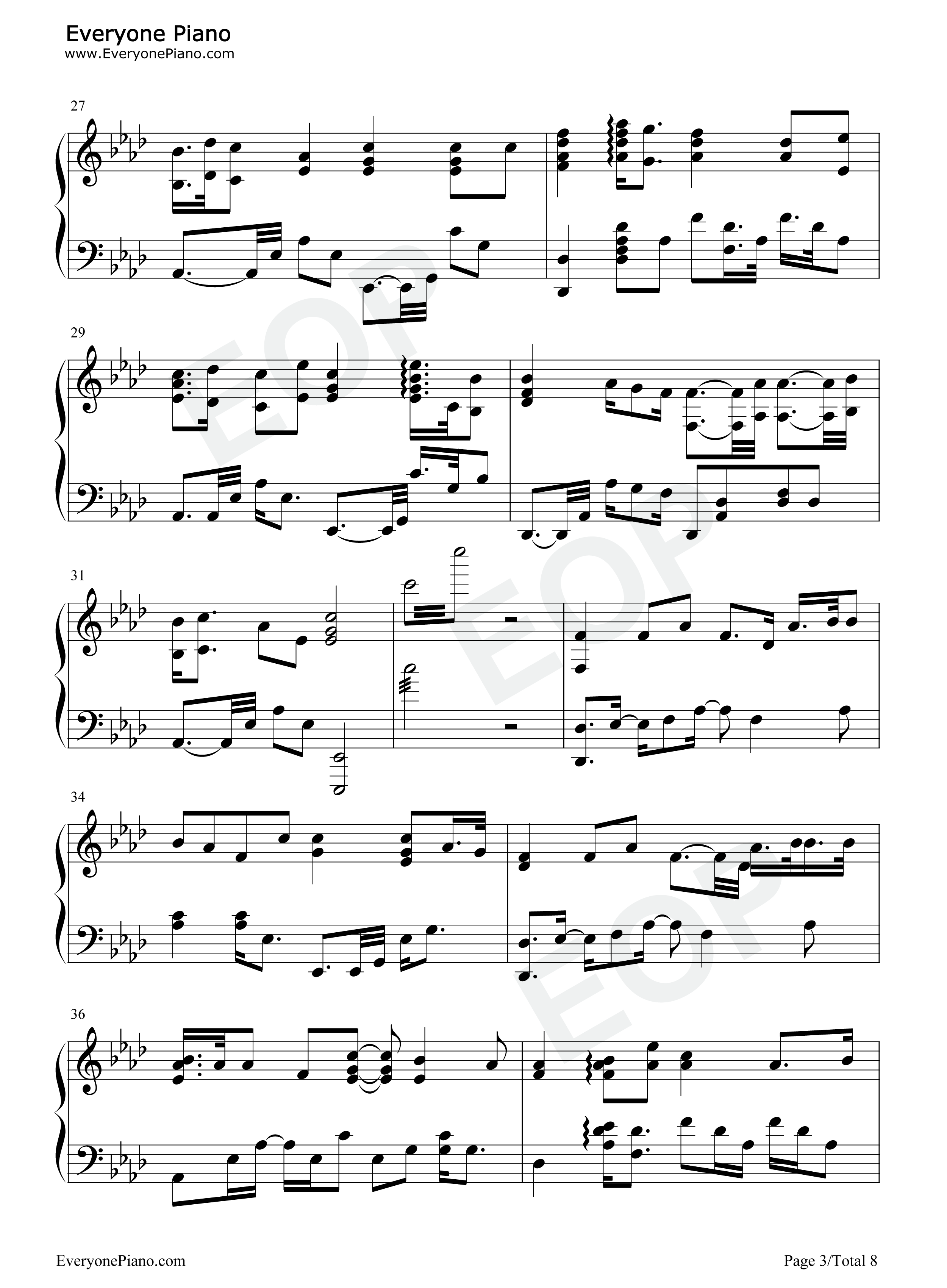 我用什么把你留住钢琴谱_福禄寿FloruitShow