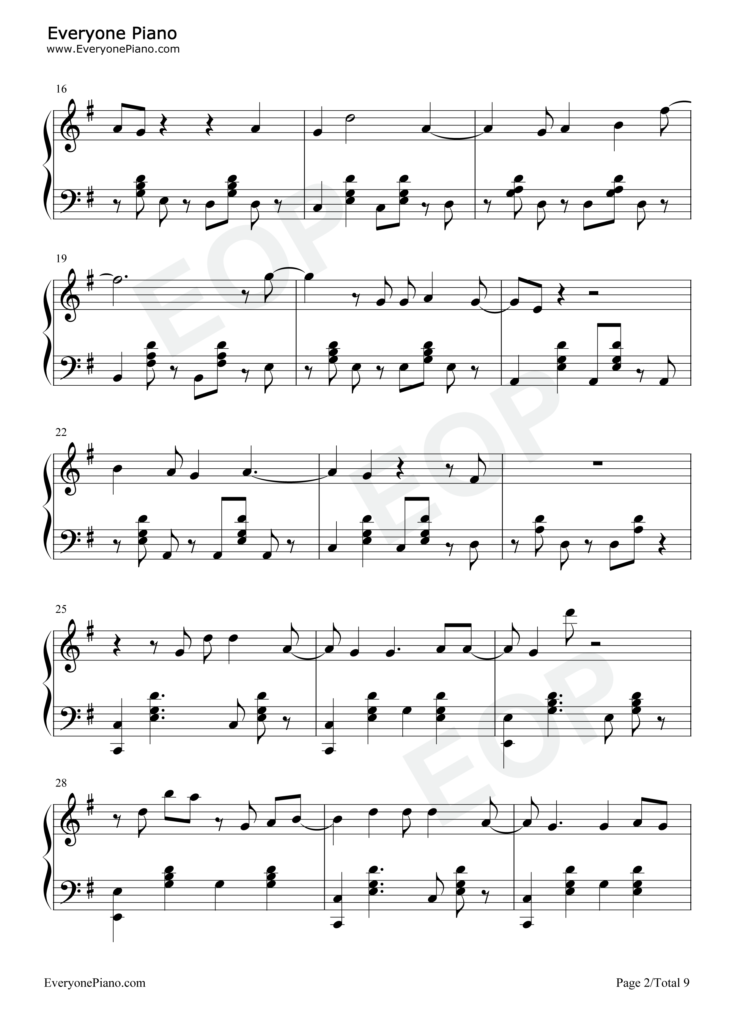 Everything_Goes_On钢琴谱_Porter_Robinson